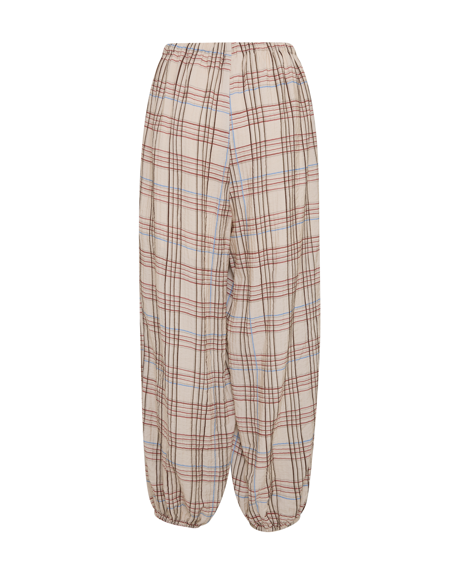 MSCHCeline HW Balloon Pants CHK – BIRCH/MARSALA, back