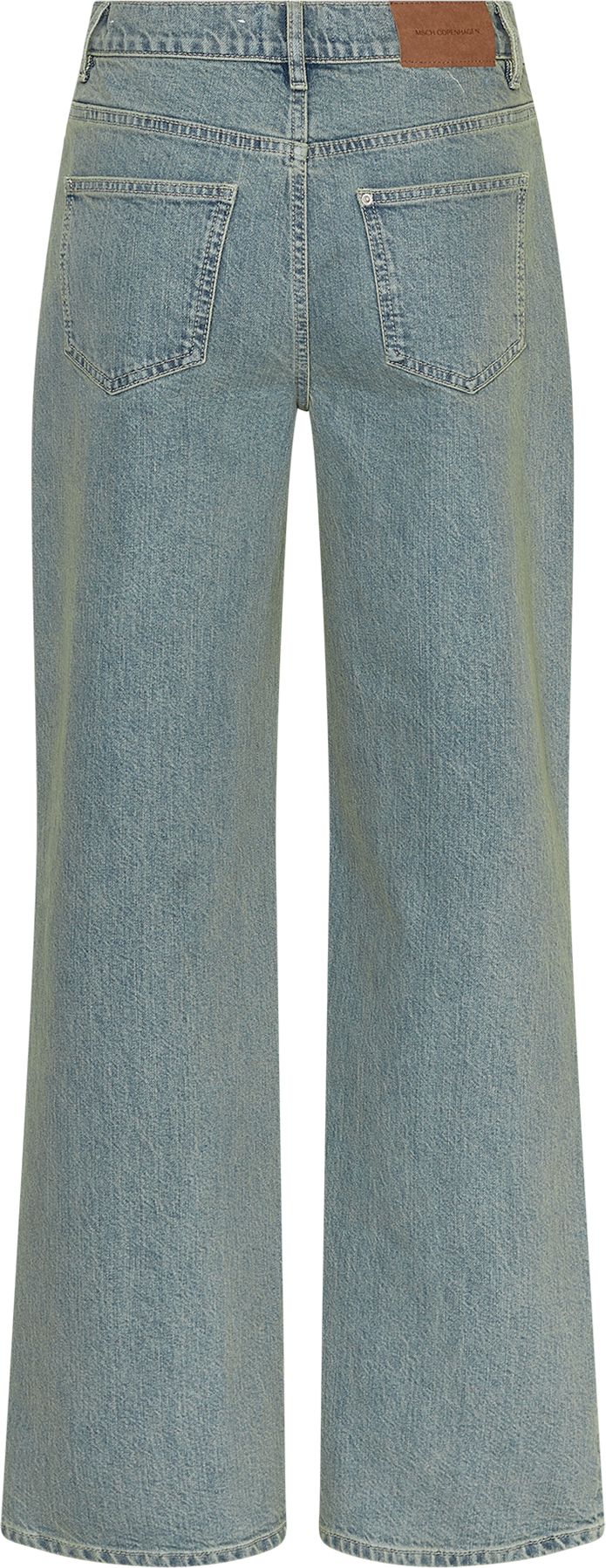 MSCHBine Ada Relaxed Jeans Long – Sand Blue Washed, back