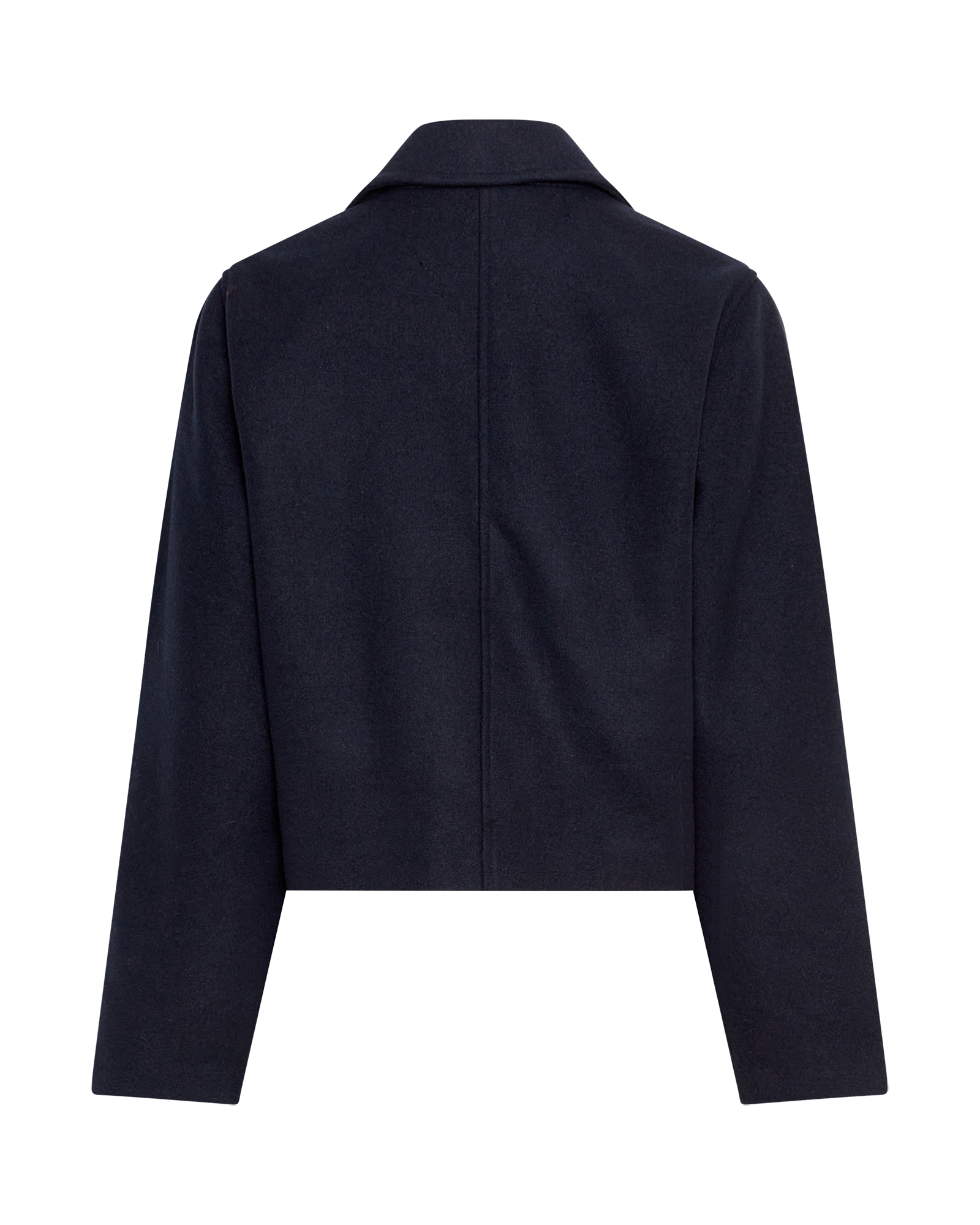 MSCHKeola Secilia Wool Short Jacket – Sky Captain, back
