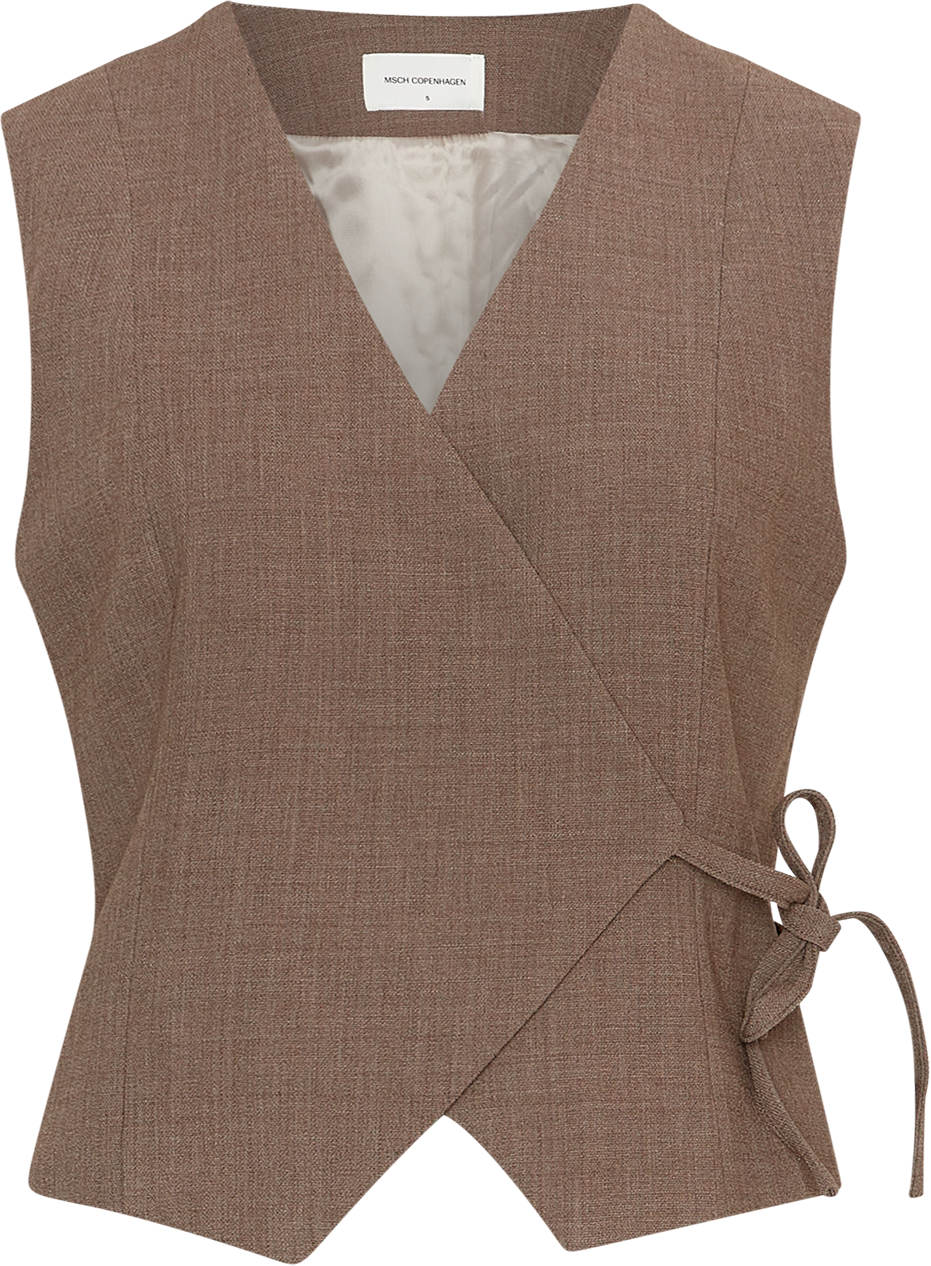 MSCHDarina Waistcoat – Mountain Trail Melange, front
