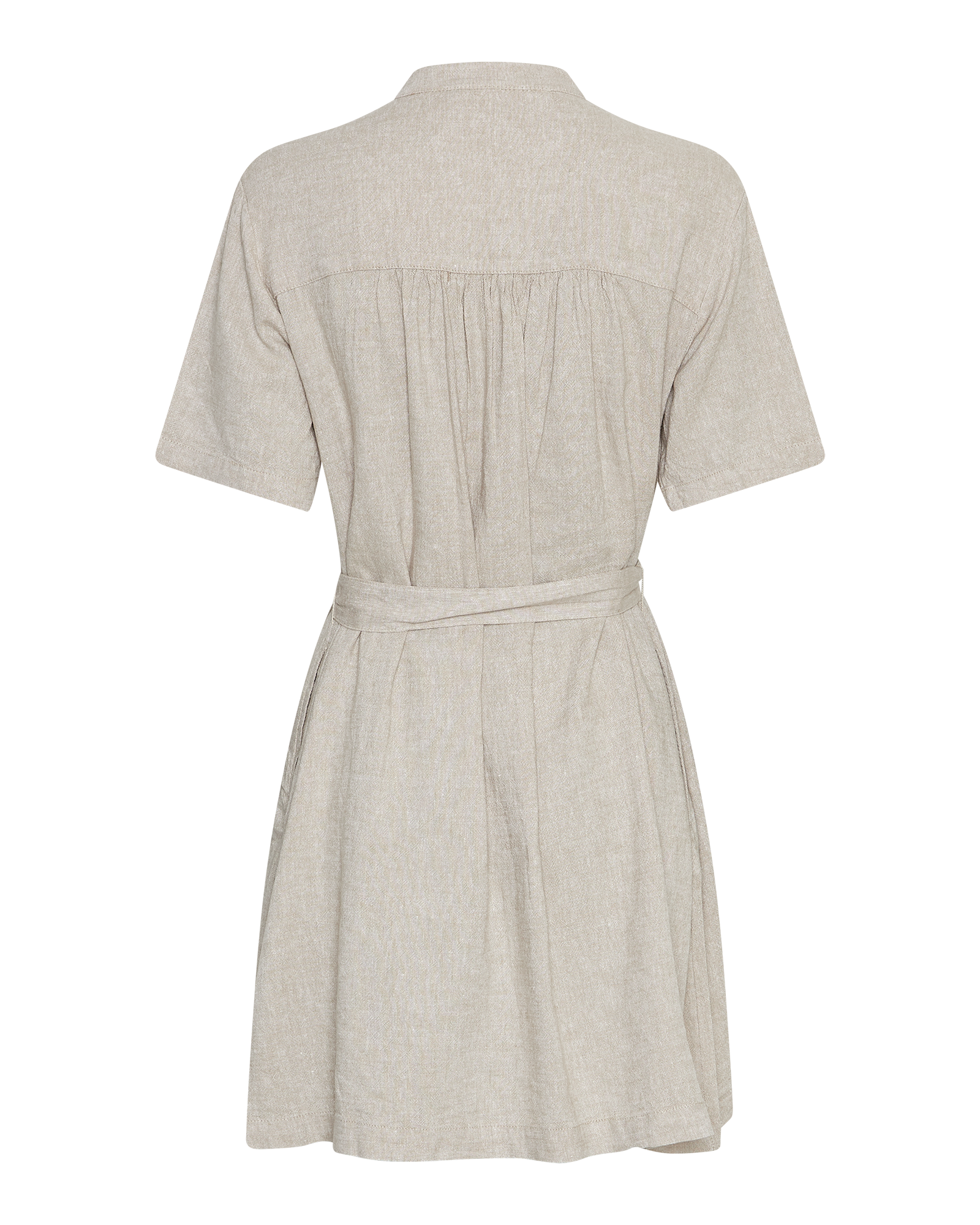 MSCHPennie Ginia 2/4 Shirt Dress – Sand, back