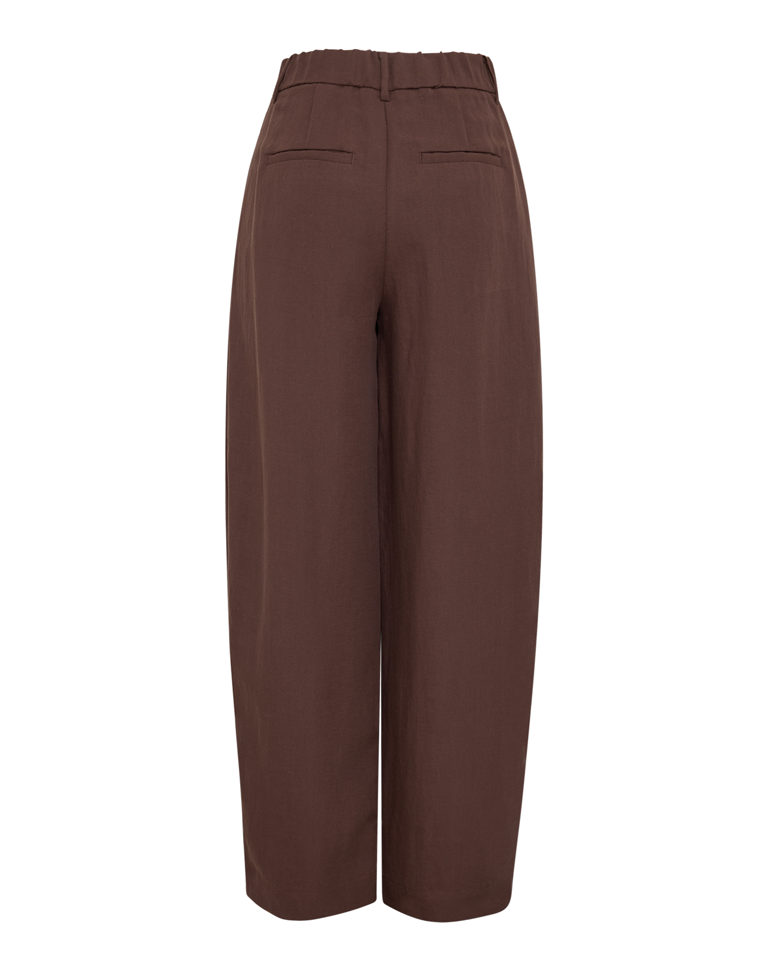 MSCHGia Franciska HW Barrel Pants – C COFFEE MEL, back