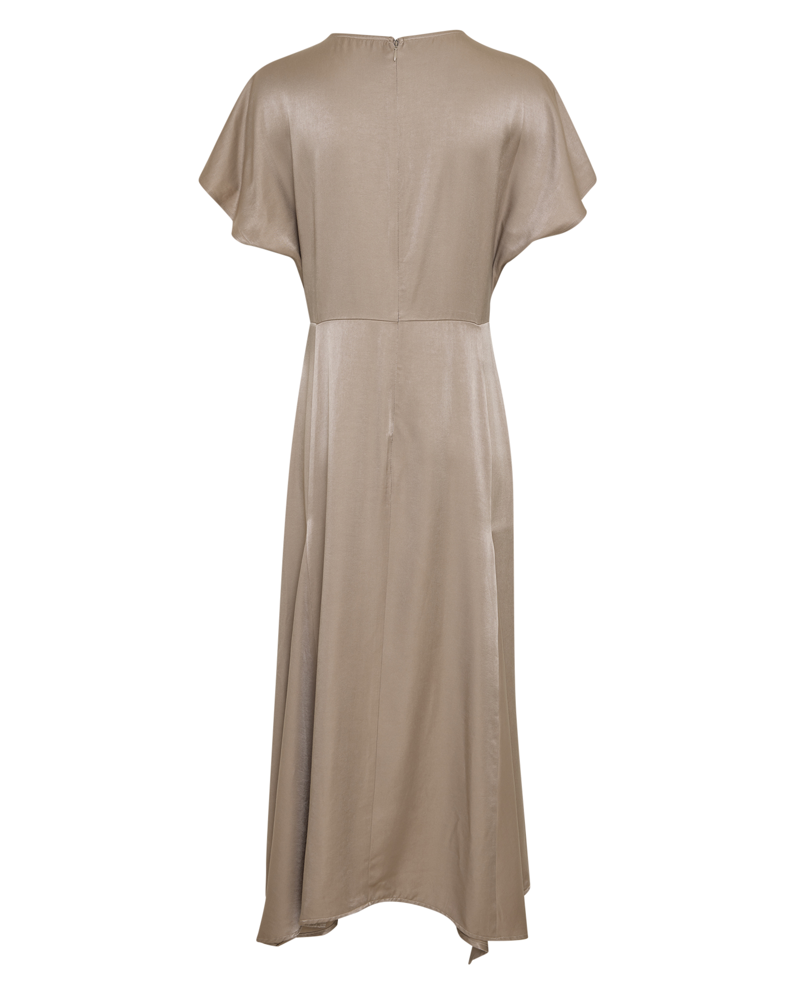 MSCHTilde Ullas SS Dress – CHINCHILLA, back