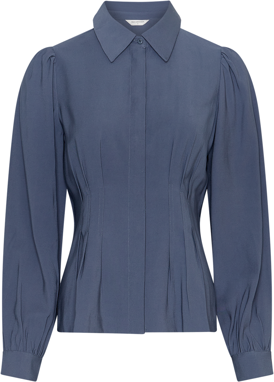 MSCHElsa Asana Shirt – Vintage Indigo, front