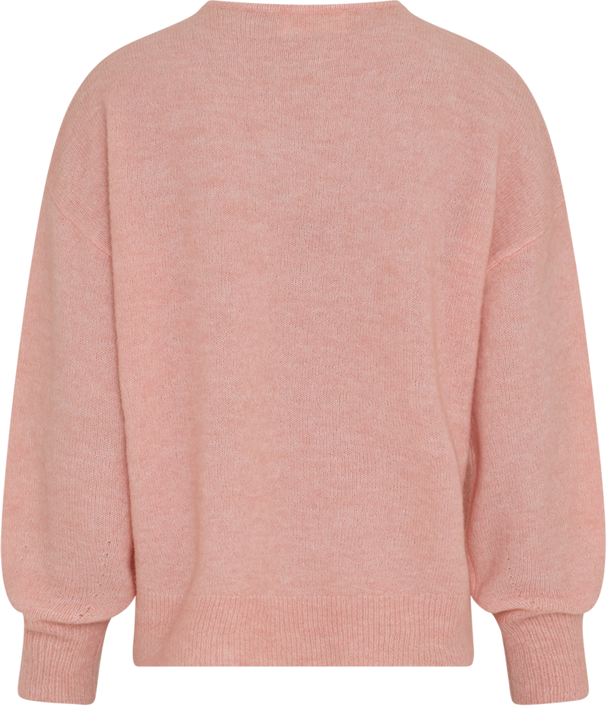 MSCHHila Hope V Pullover – Candle Peach Melange, back
