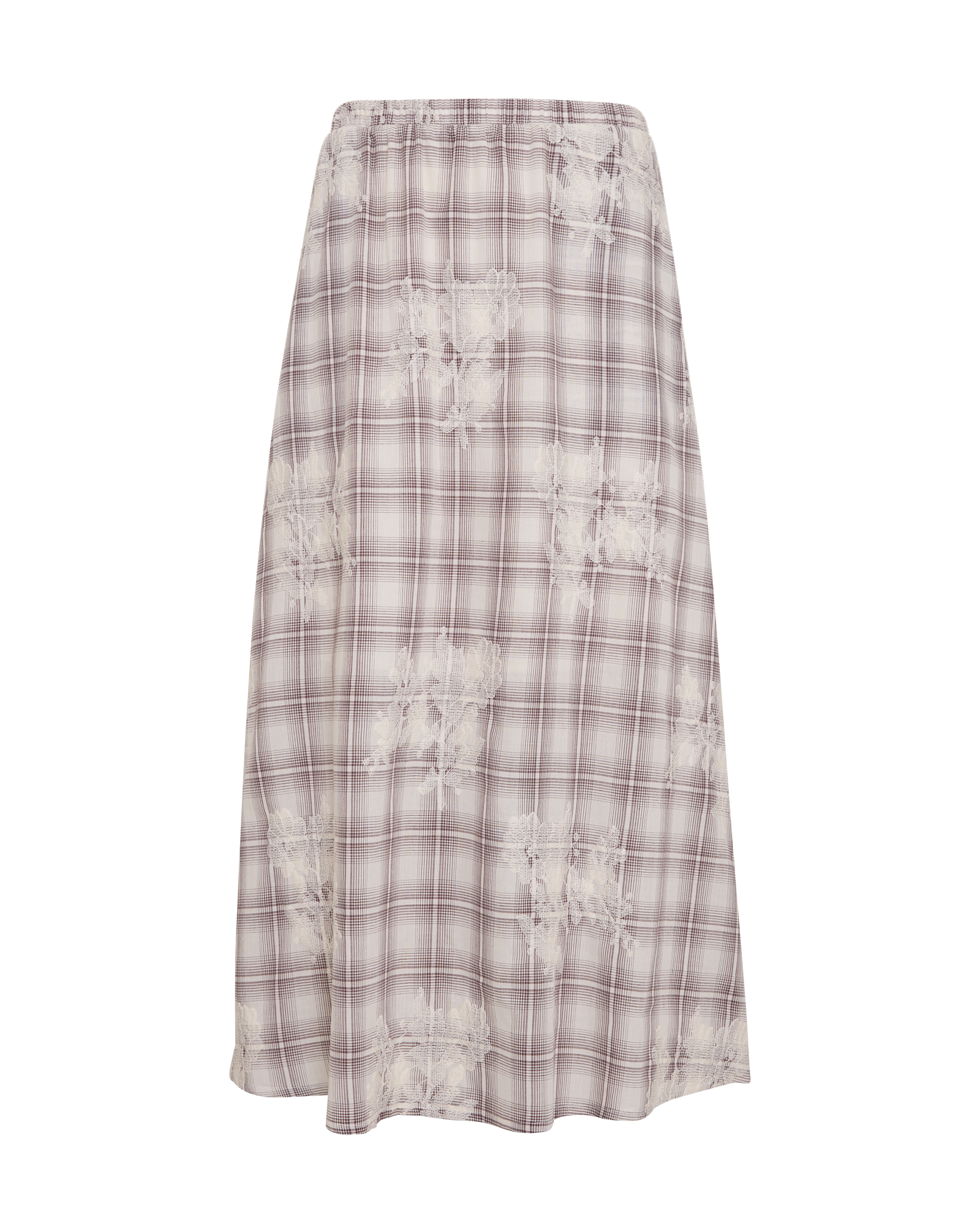 MSCHBetty Short Skirt CHK EMB