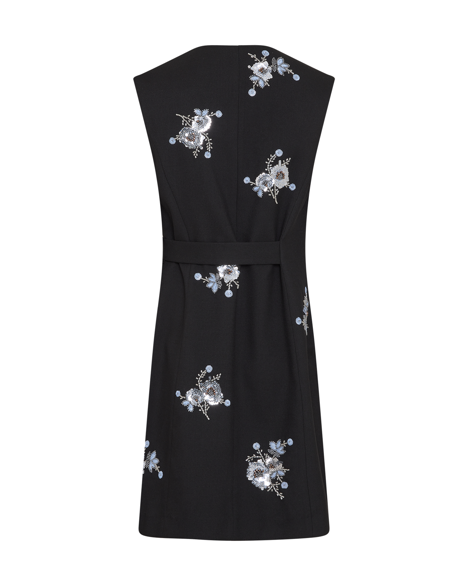 MSCHAdine SL Dress EMB – Black, back
