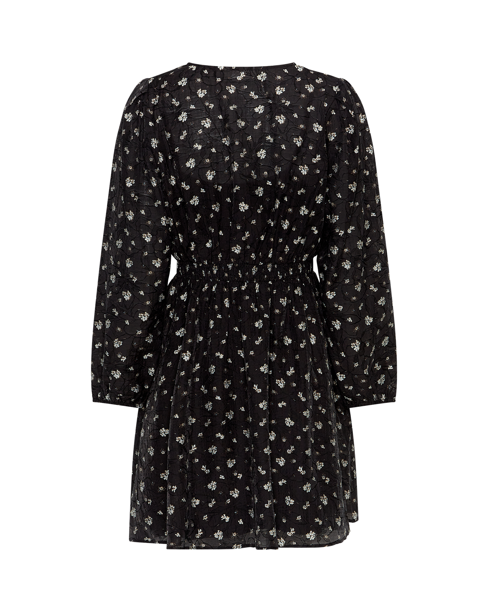 MSCHNancy Dress AOP – Egret Flower, back