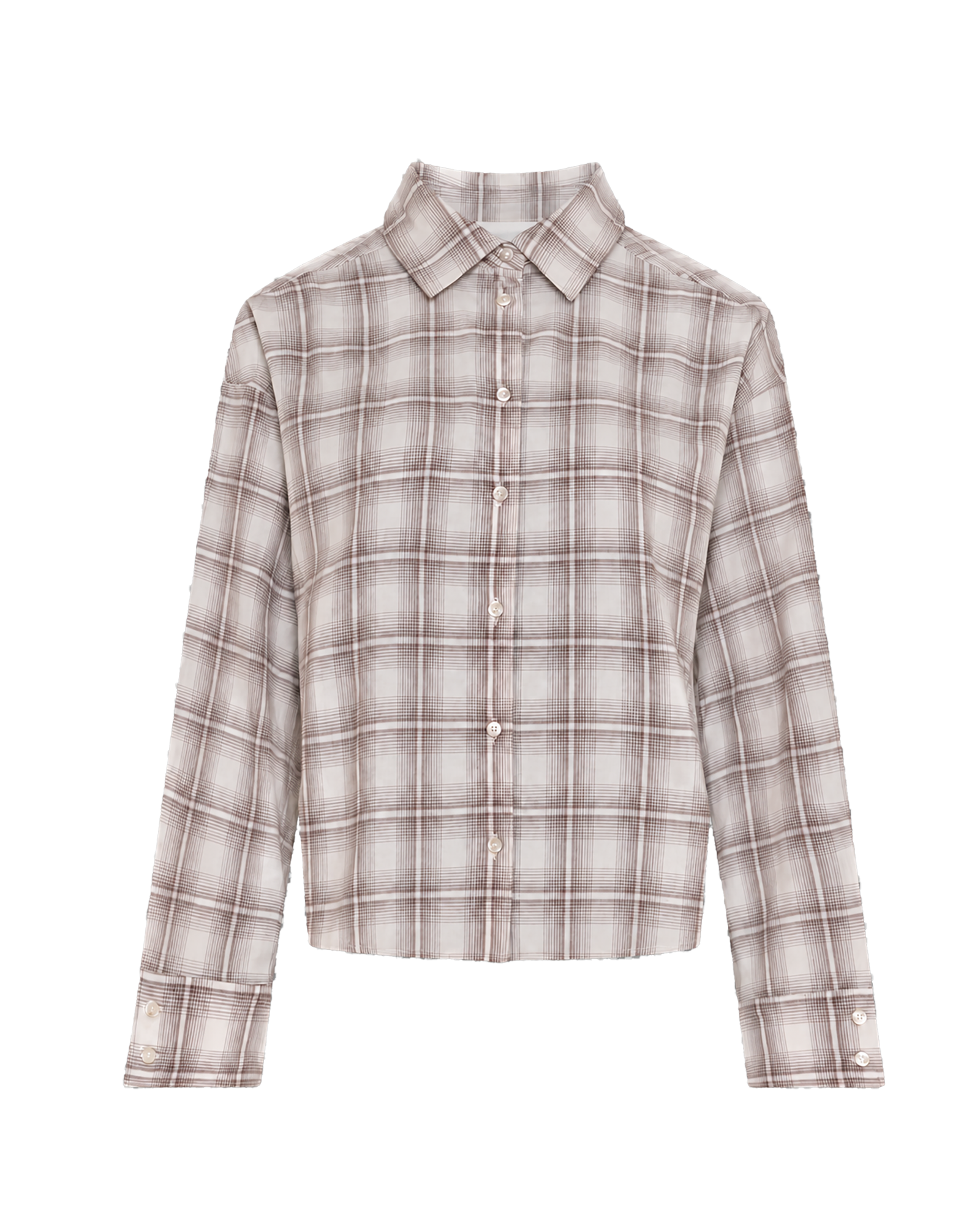 MSCHBetty Shirt CHK EMB