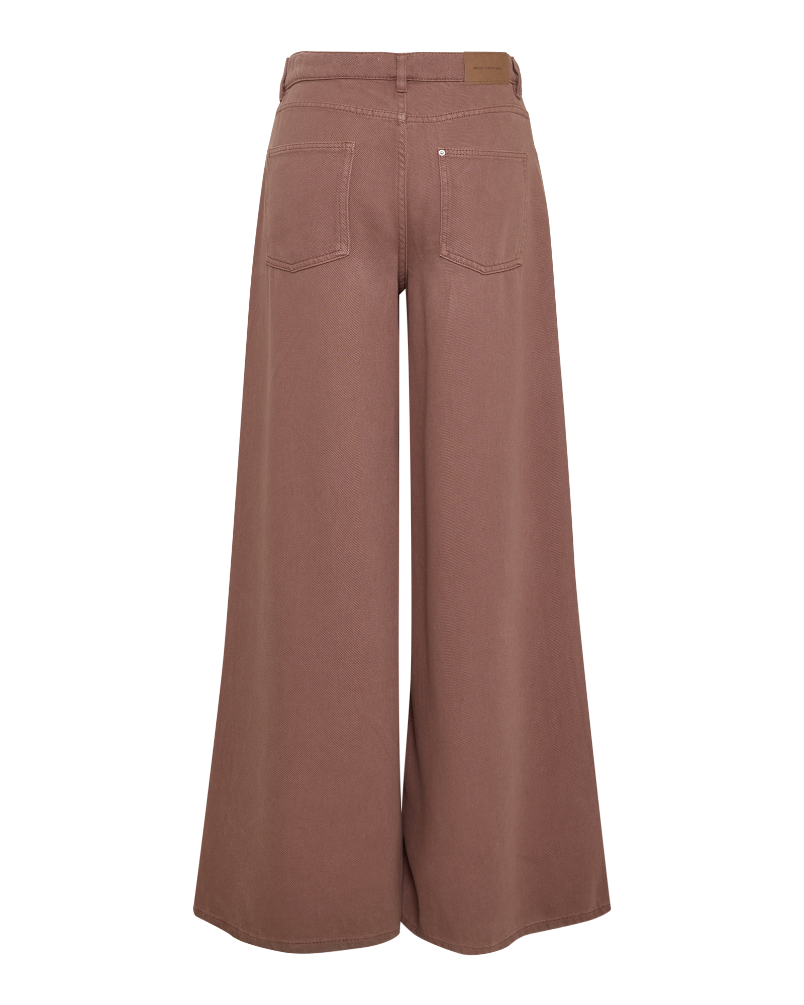 MSCHAgo Rua HW Wide Pants Long – Acorn Washed, back