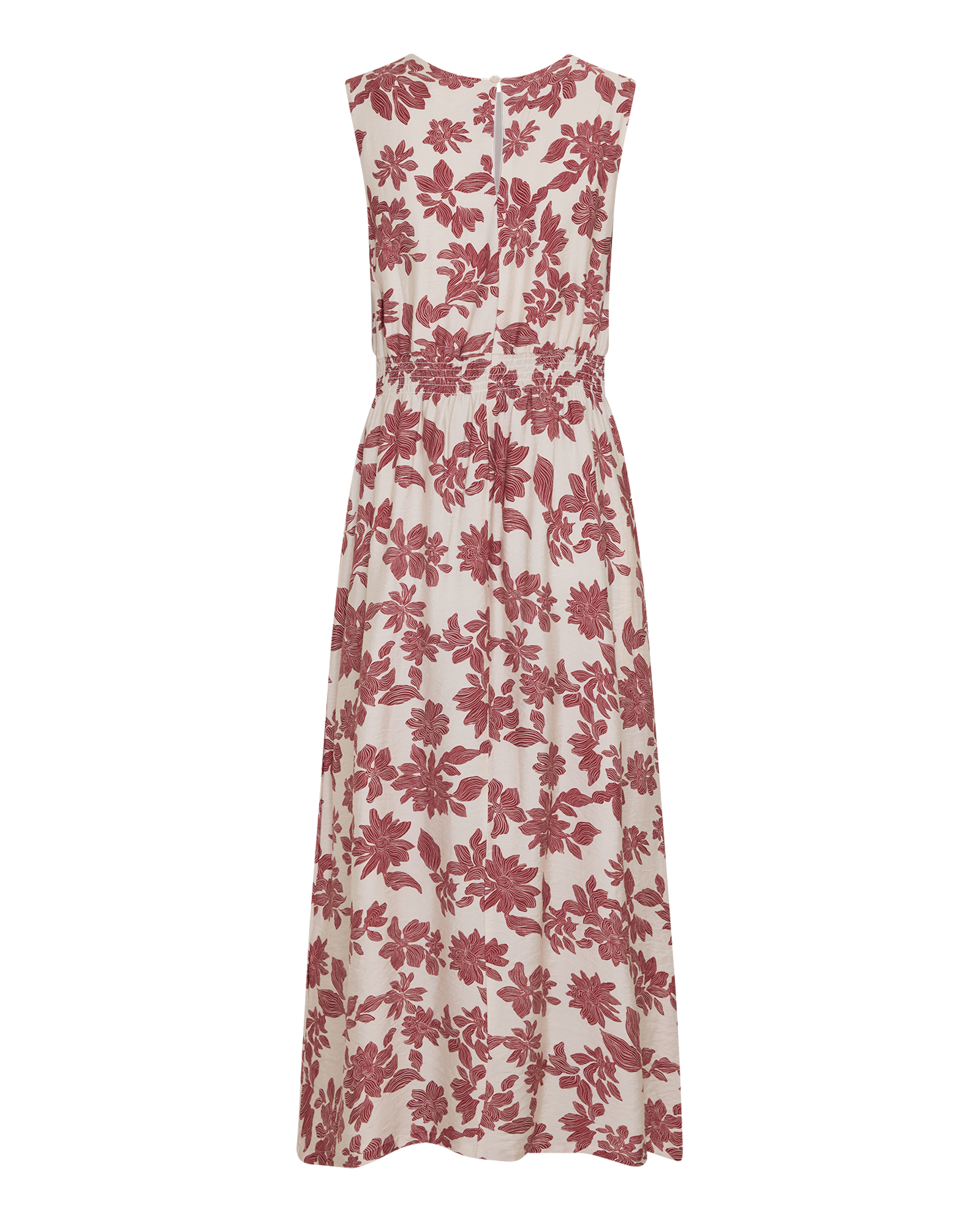MSCHVildana SL Dress AOP – Rhubarb Flower, back