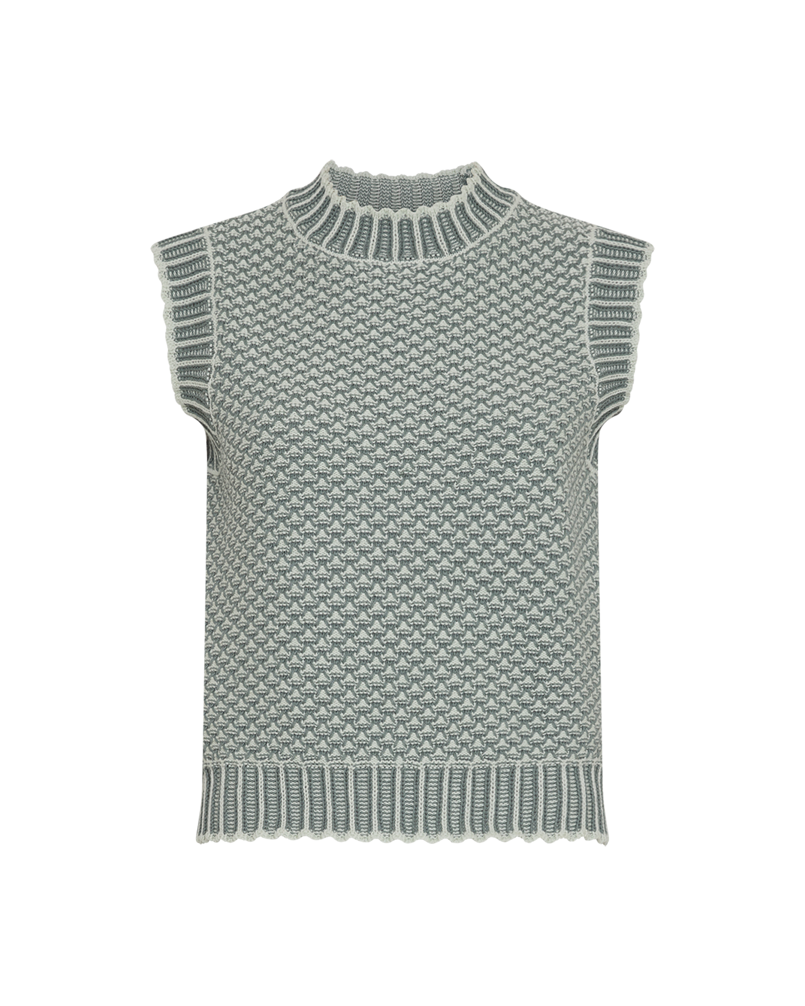 MSCHPilla Vest – Bok Choy / Laurel Wreath, front