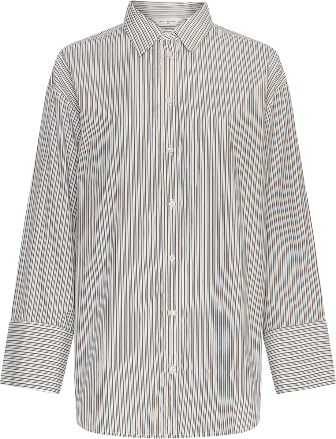 MSCHRabea Zenika Shirt STP – Egret / Mountain Trail, front