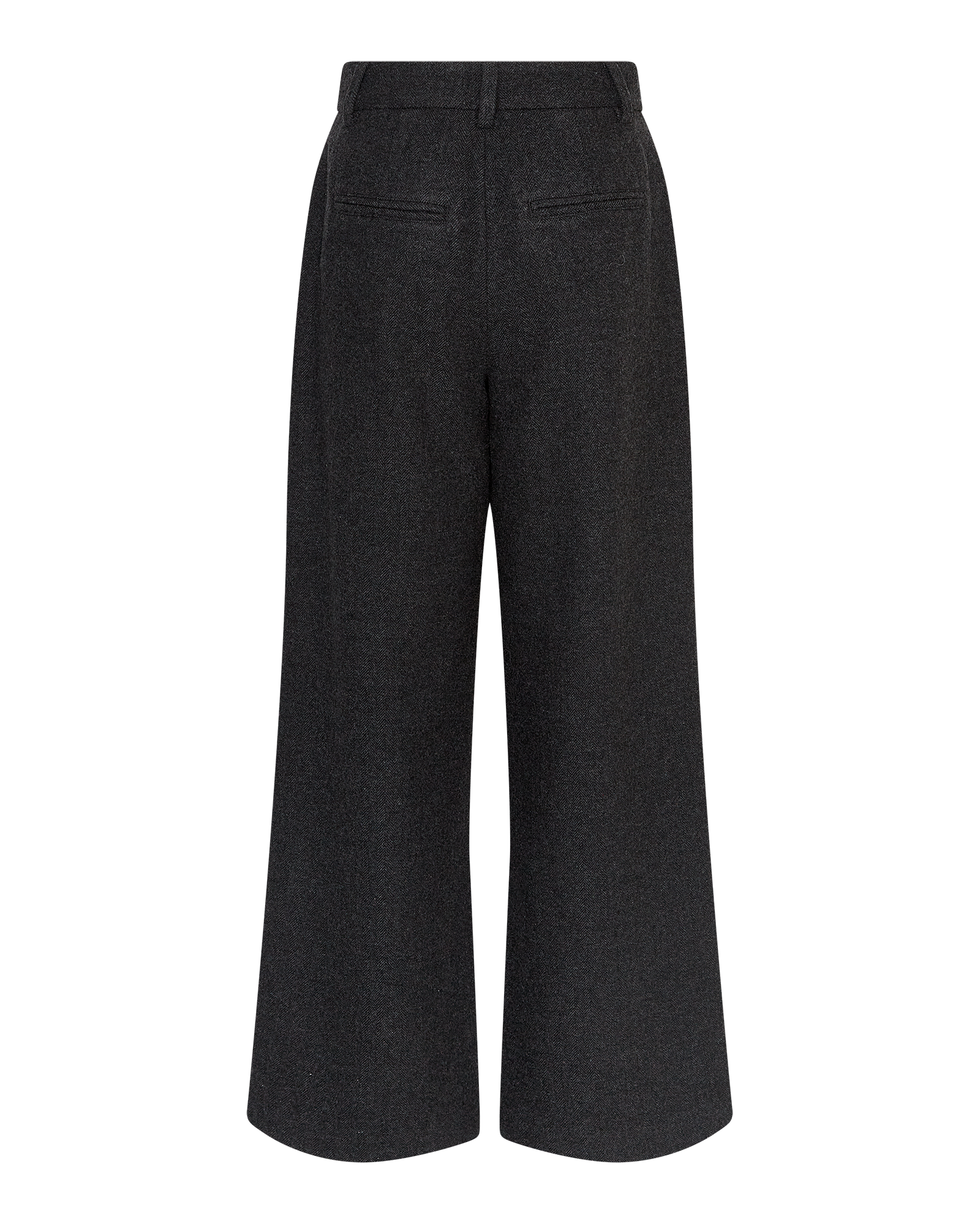 MSCHSeba HW Pants – Dark Grey Melange, back