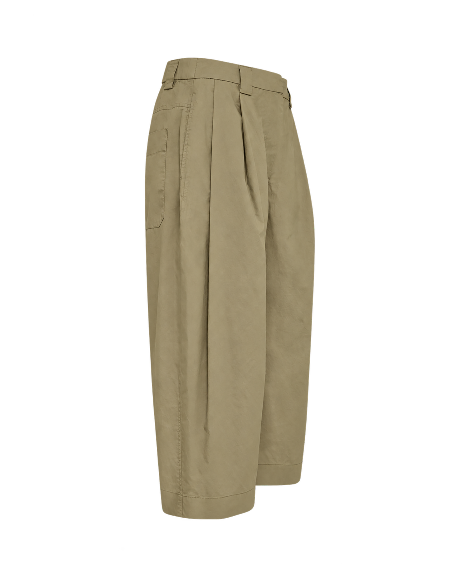 MSCHNethe Culotte Pants – DRIED HERB, close-up