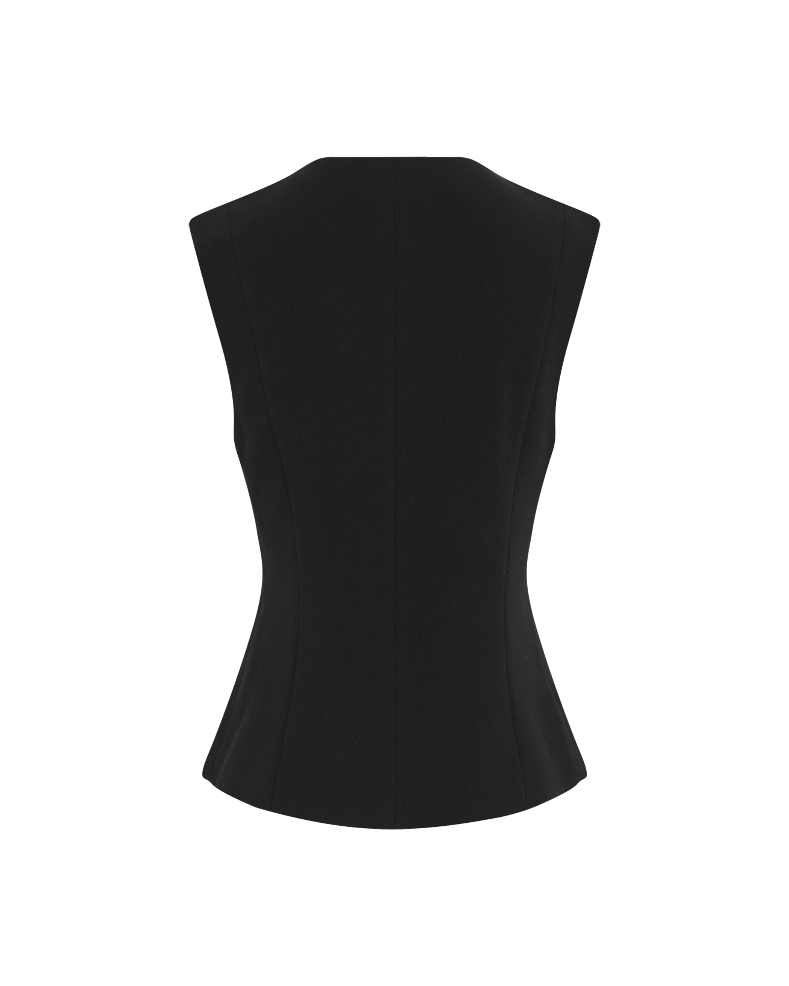 MSCHElwa Michelle Waistcoat – Black, back