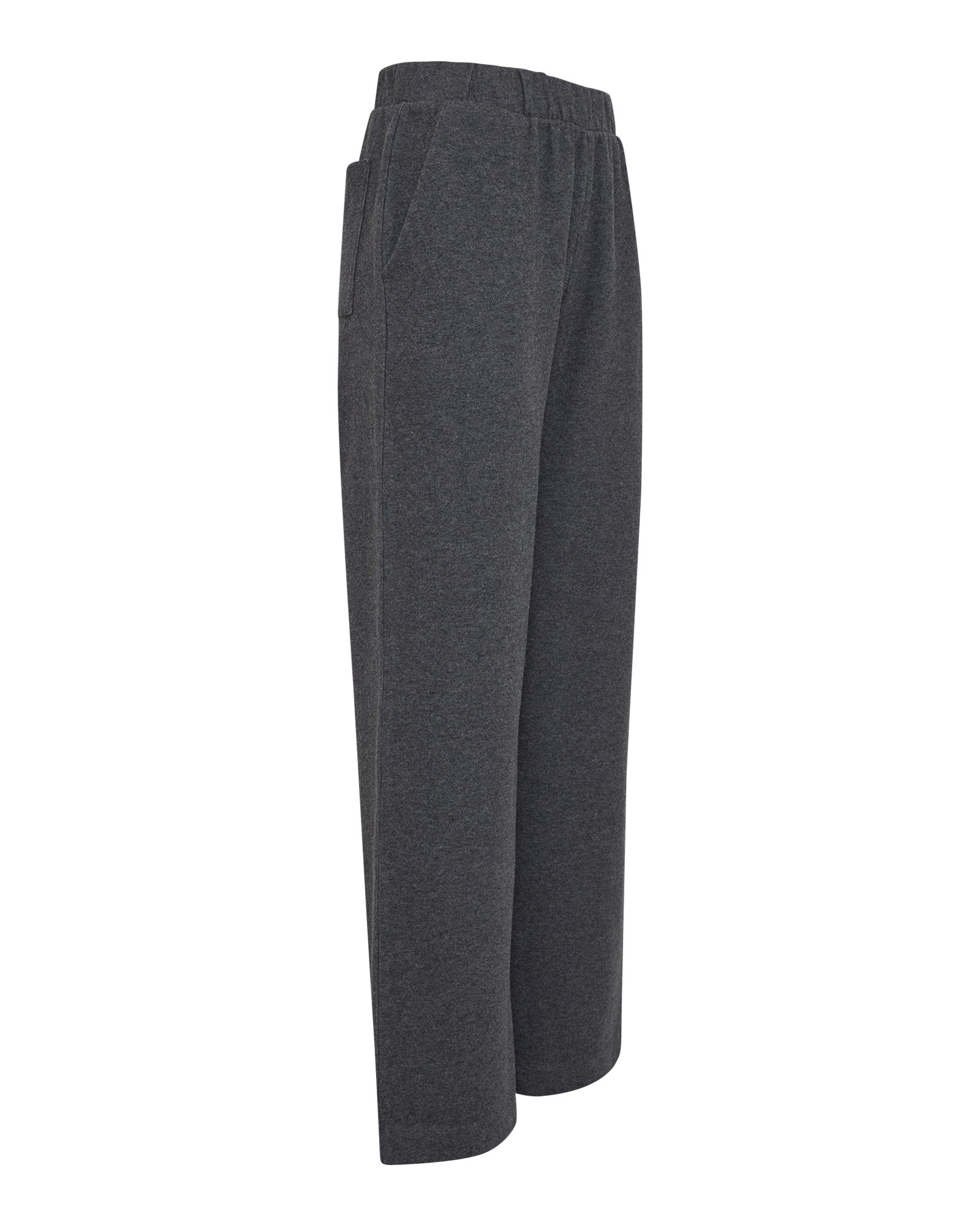 MSCHMarletta Sweat Pants – Dark Grey Melange, close-up
