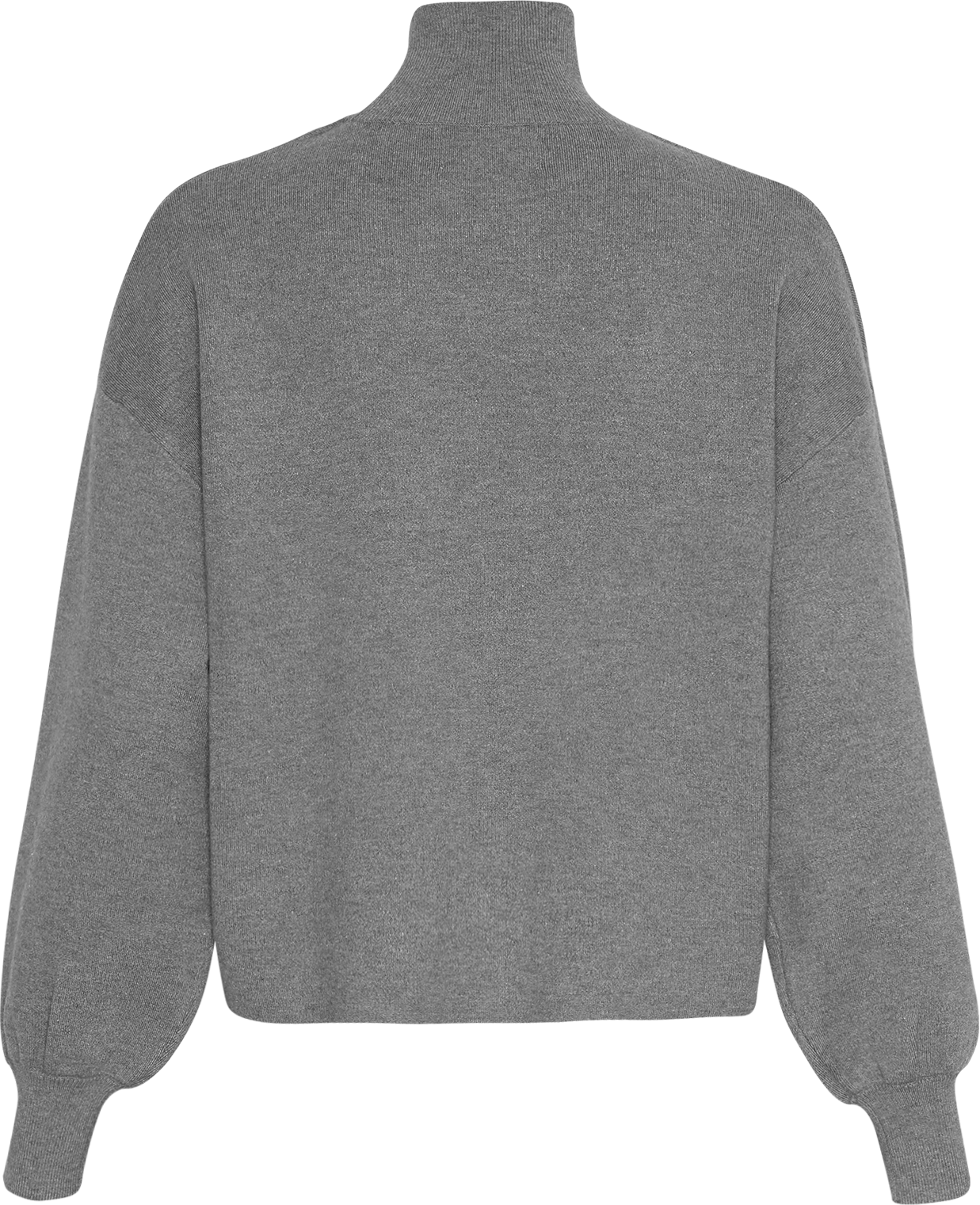 MSCHMercy East M Pullover – Mid Gray Melange, back