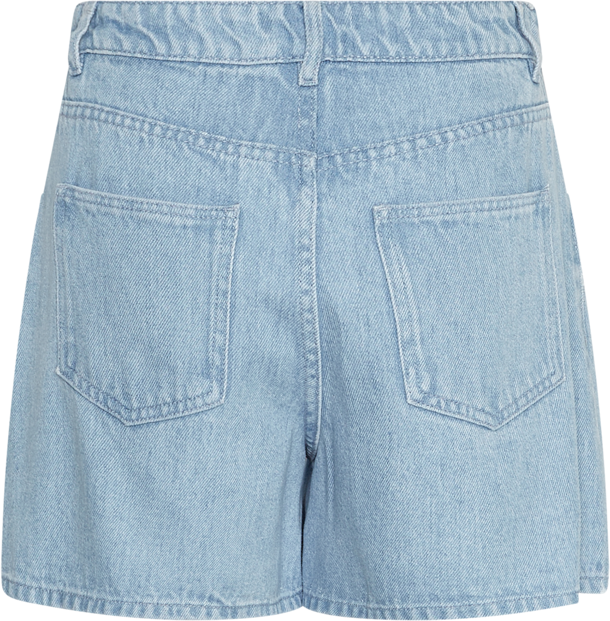 MSCHSaphina HW Shorts – Light Blue Washed, back