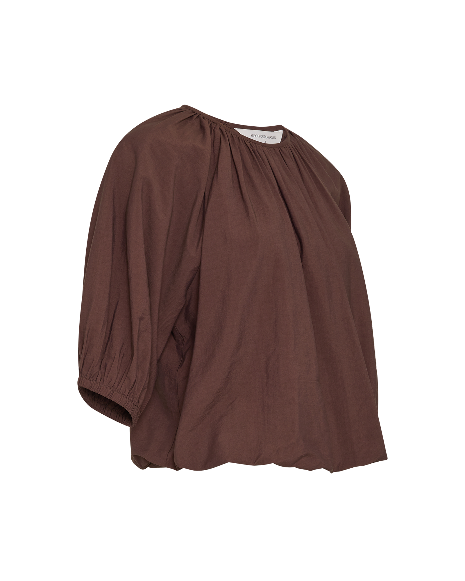 MSCHManola Selma 2/4 Top – CHICORY COFFEE, close-up