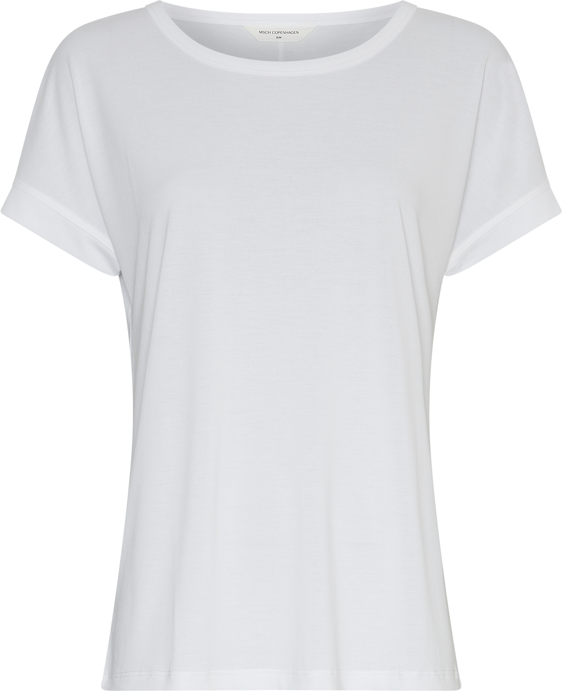 MSCHFenya Modal Tee – Bright White, front