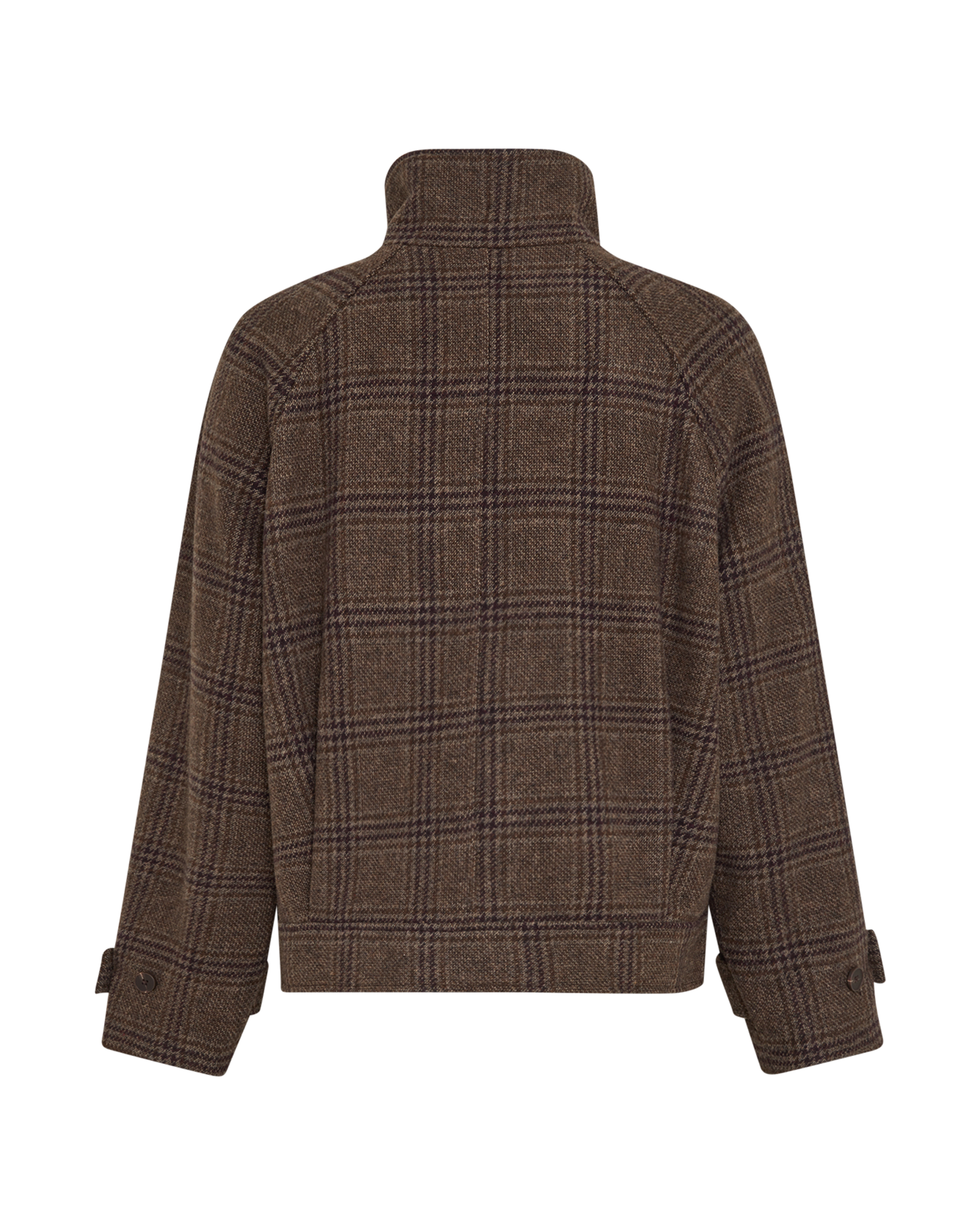 MSCHPamela Amaranda Jacket CHK – Hot Fudge / Rubber, back