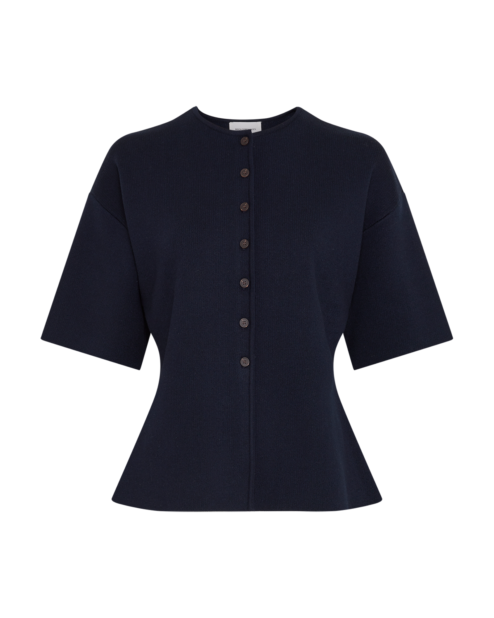 MSCHMirielle Hasle 2/4 Cardigan – Sky Captain, front
