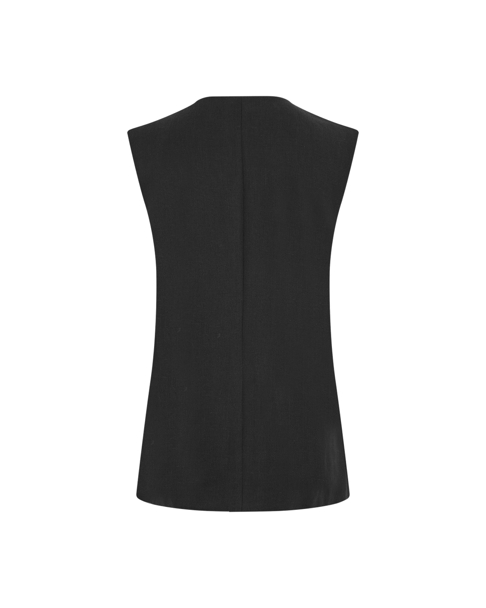 MSCHFranciska Waistcoat – Black, back