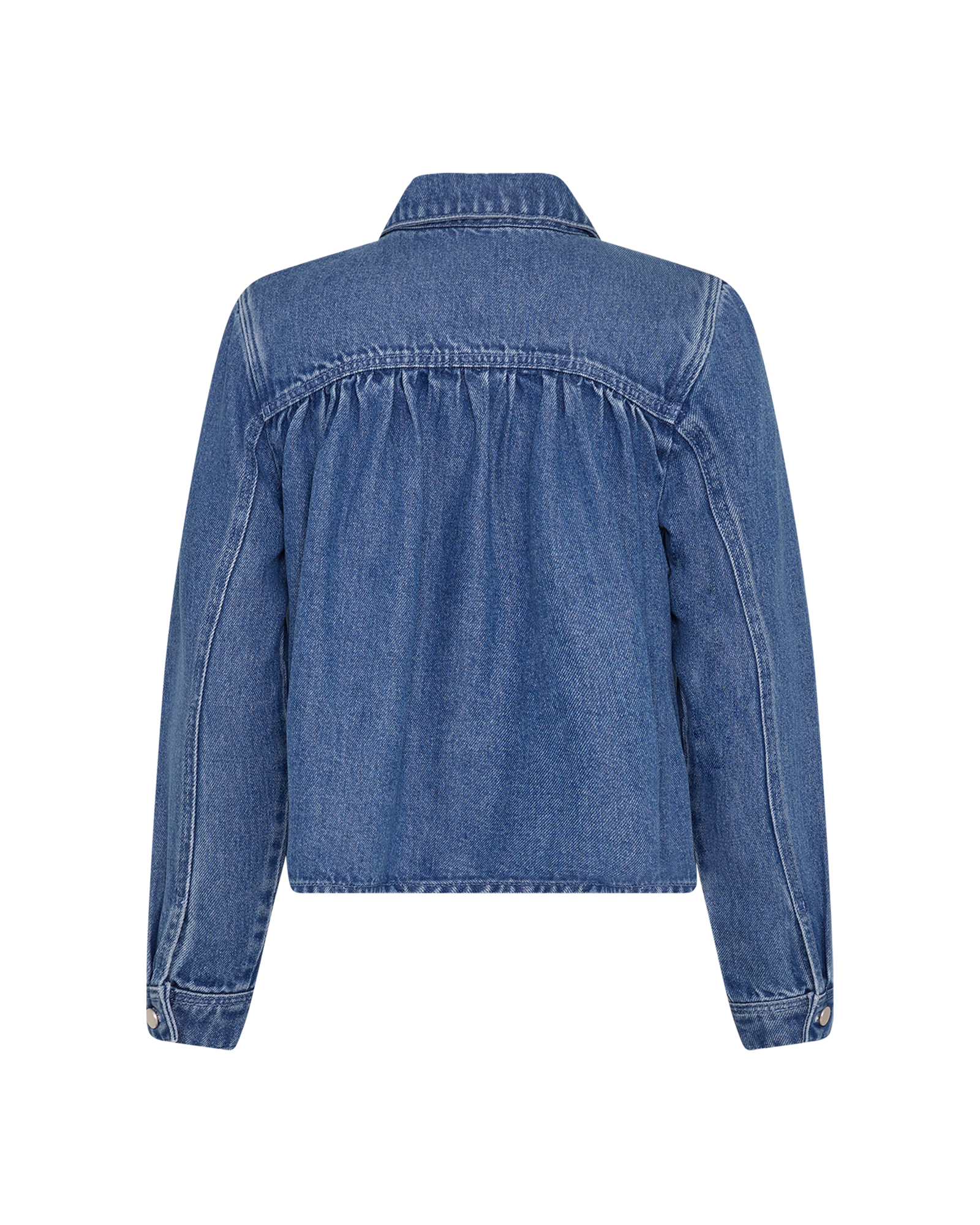 MSCHAgo Rue Shirt – Mid Blue Washed, back