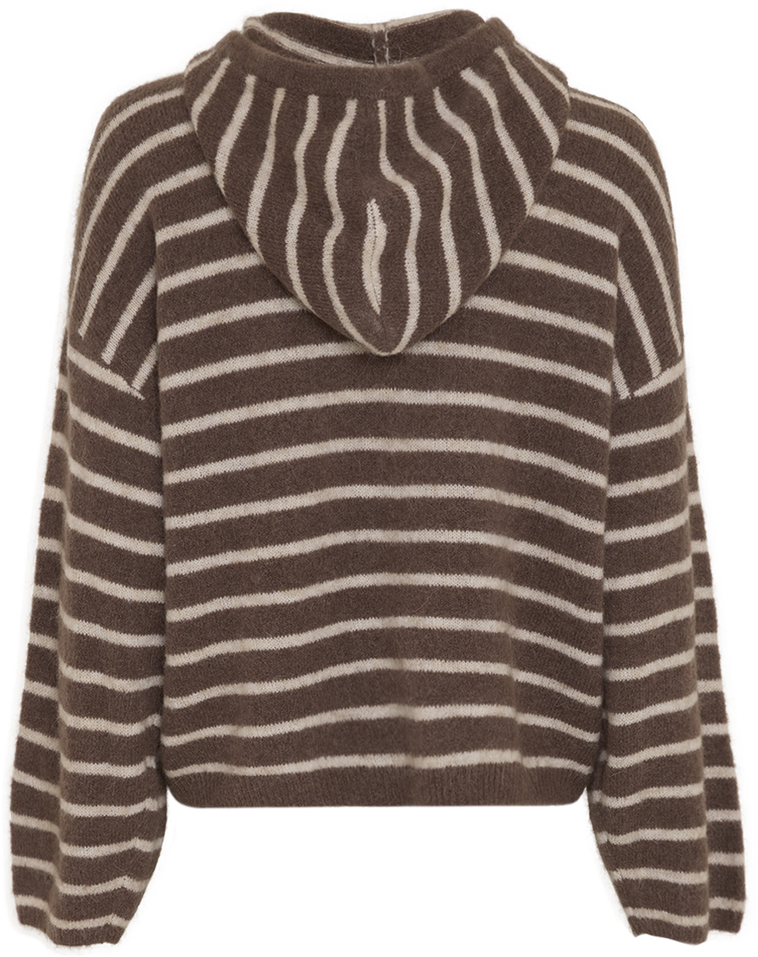 MSCHJinie Hope Zip Cardigan STP – Coffee Quartz / Oatmeal, back