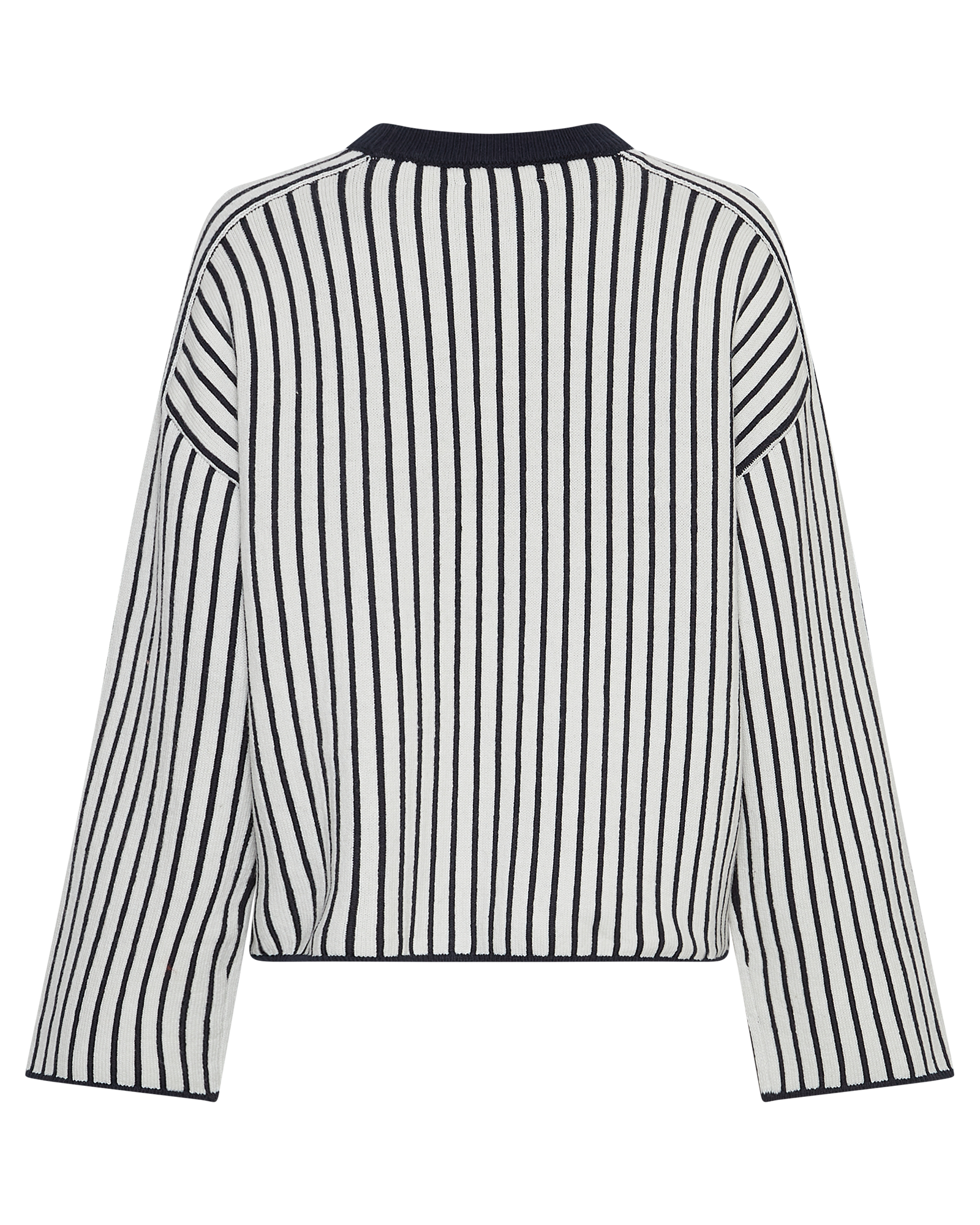 MSCHEvelyne Peony Pullover STP – Egret / Sky Captain, back