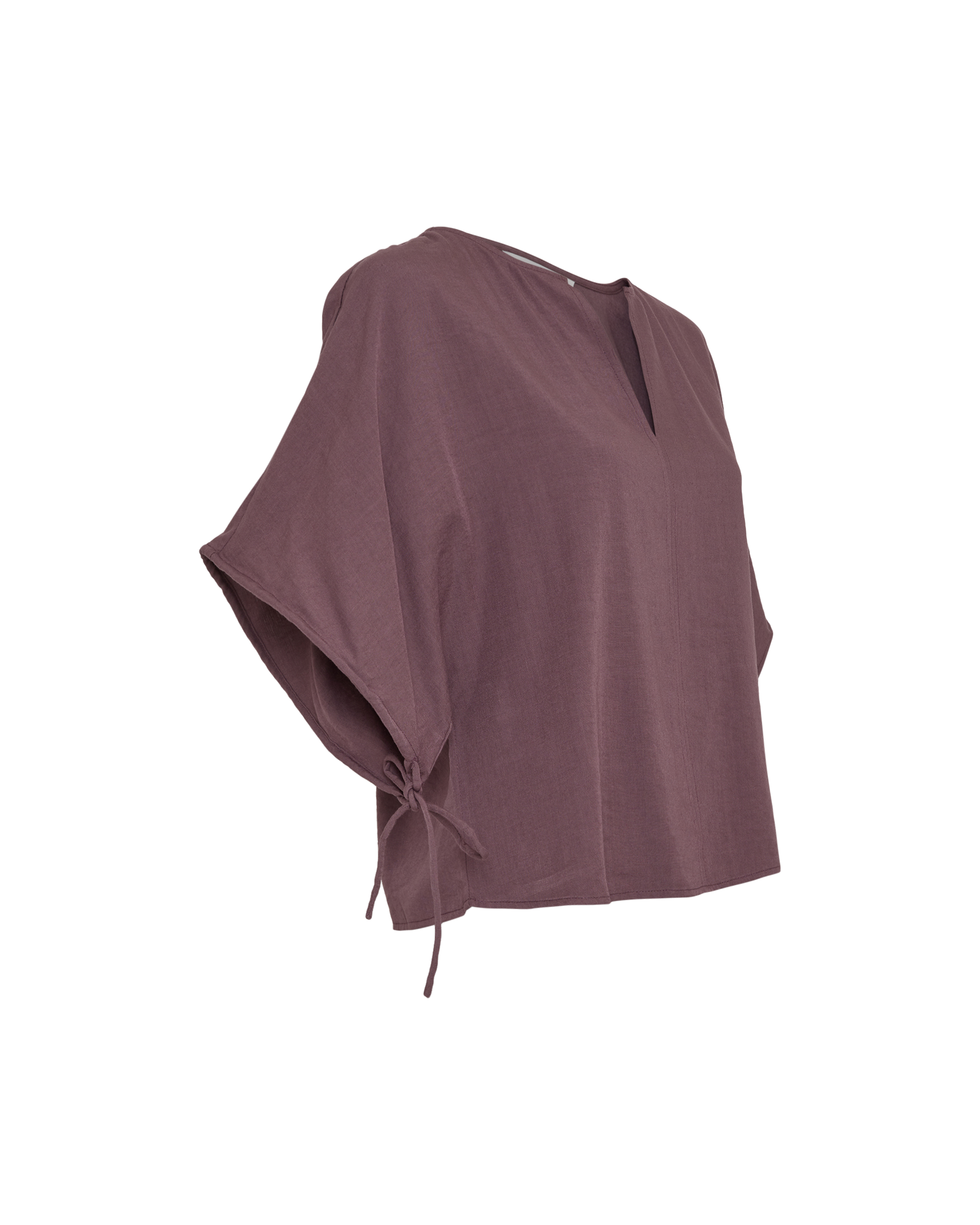 MSCHLilia Daria SS Top – HUCKLEBERRY, close-up