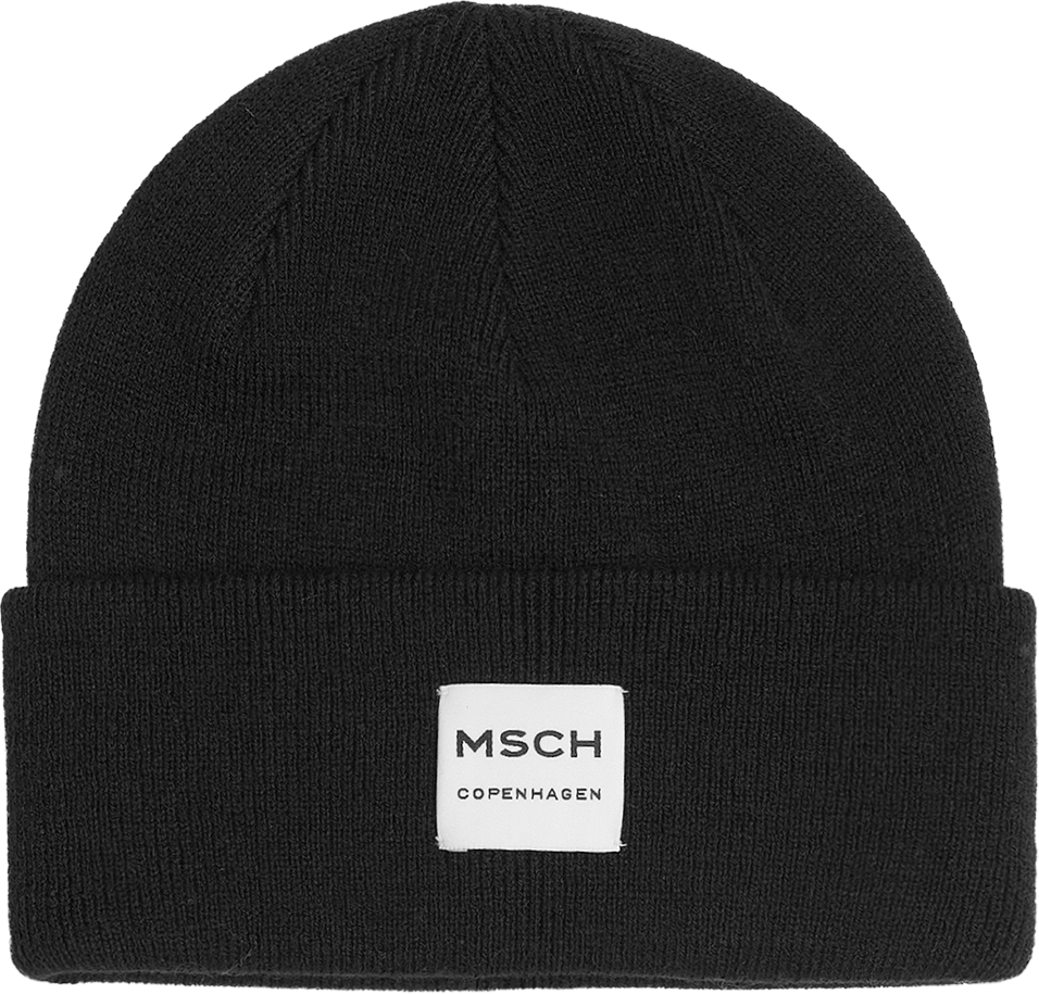 MSCHMojo Logo Beanie Key – Black, front