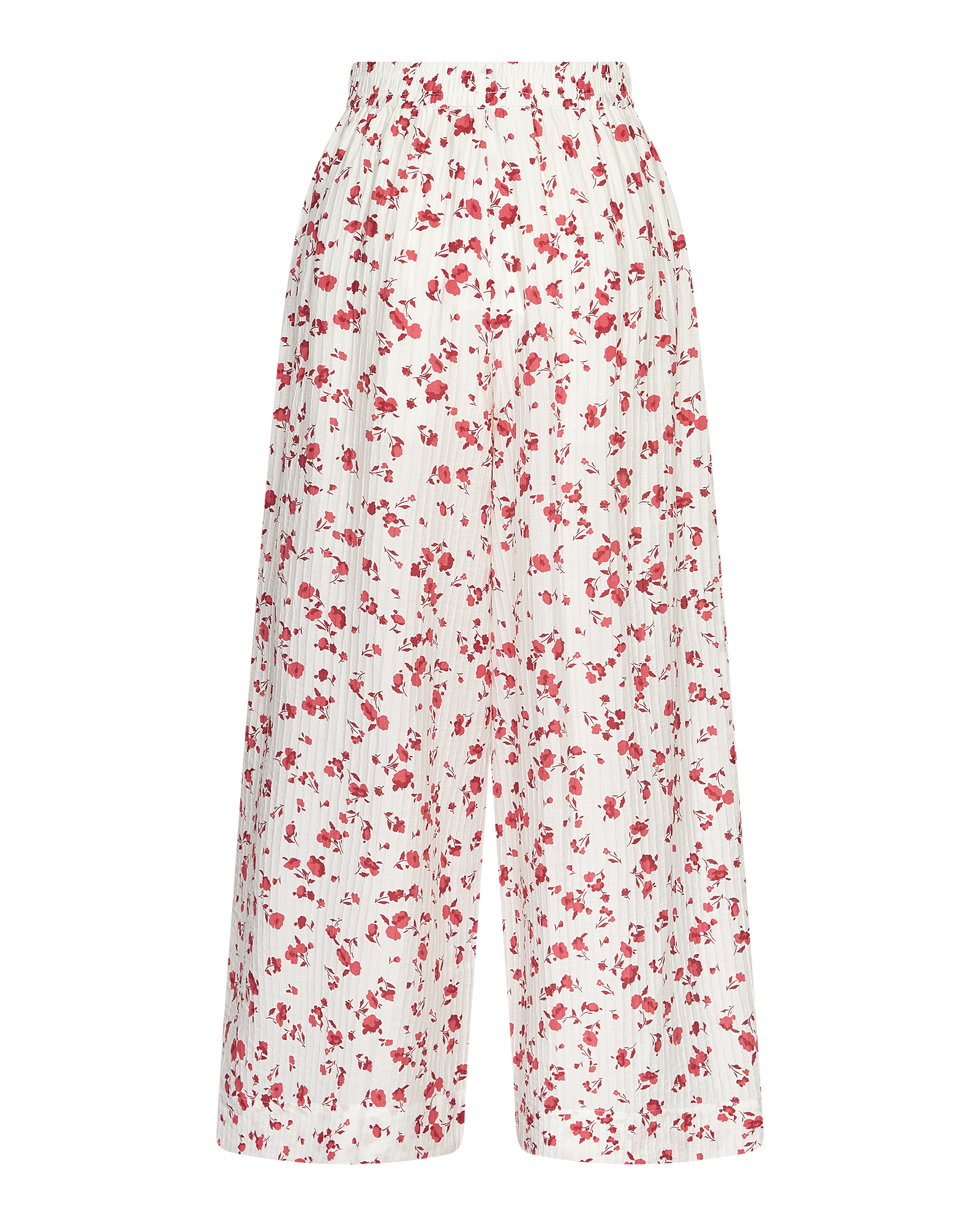 MSCHFalisha HW Pants AOP – Rose Red Flower, back