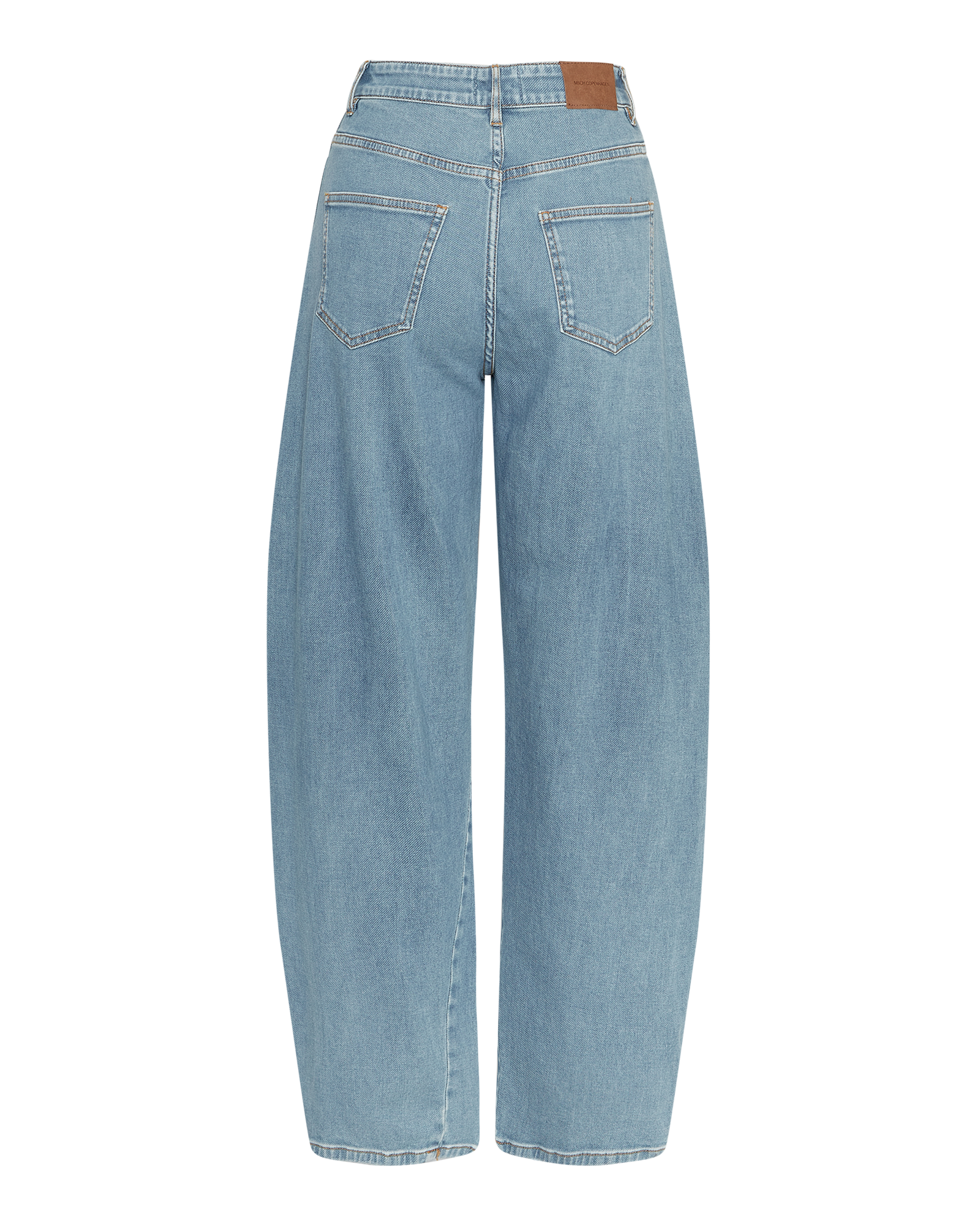 MSCHKobane Tua Barrel Jeans – Light Blue Washed, back