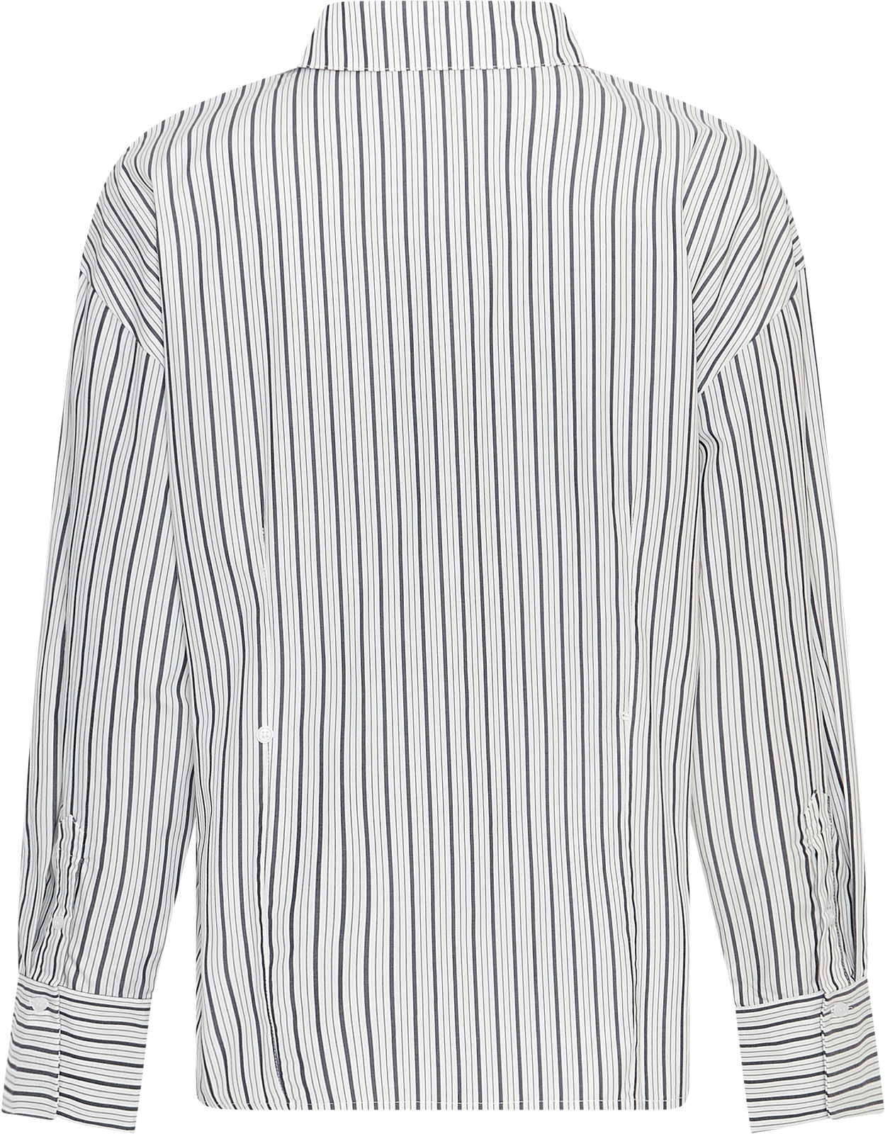 MSCHKorsa Zenika Shirt STP – Egret / Sky Captain, back
