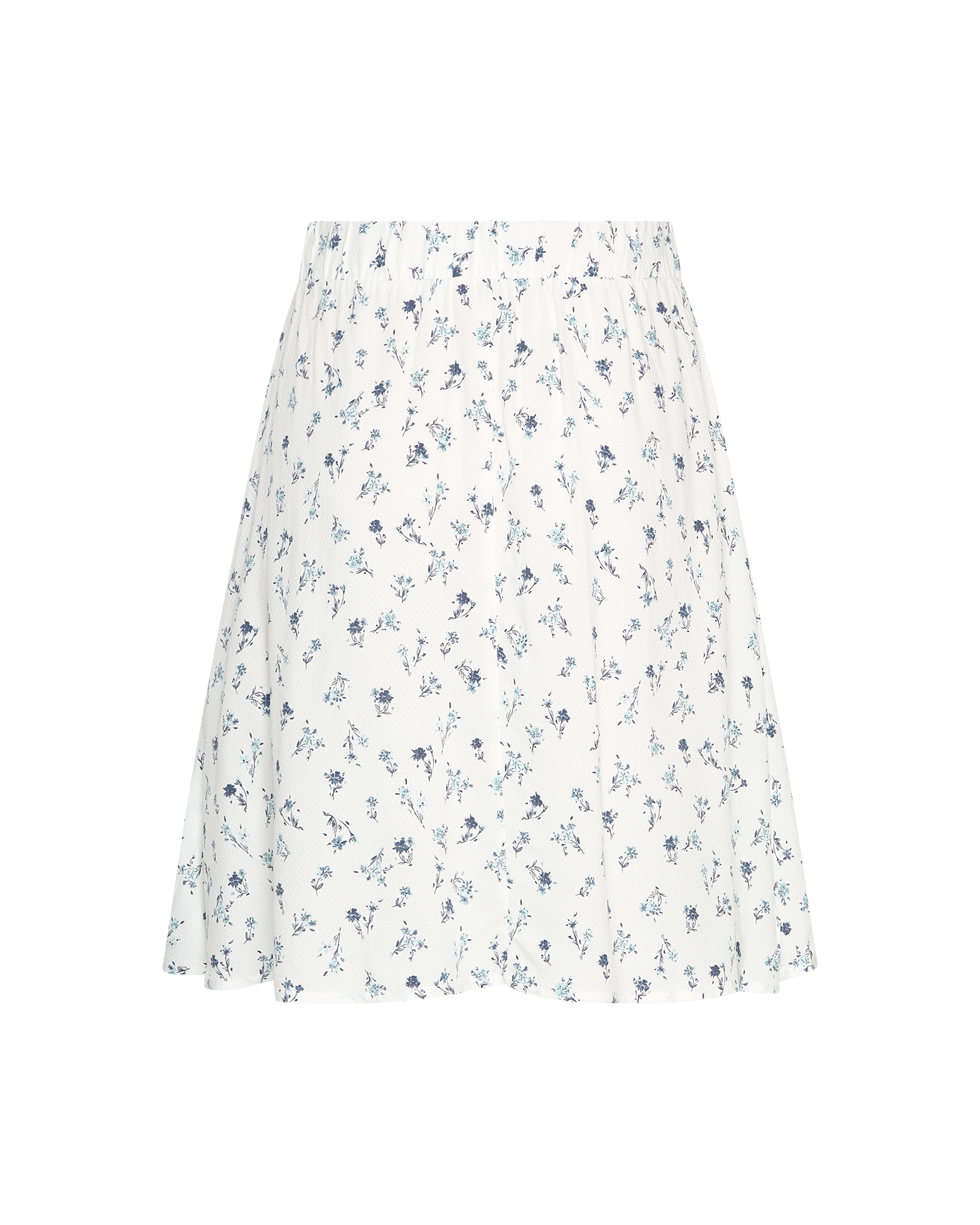 MSCHAmelina Vealine Skirt AOP – Aqua Haze Flower, back