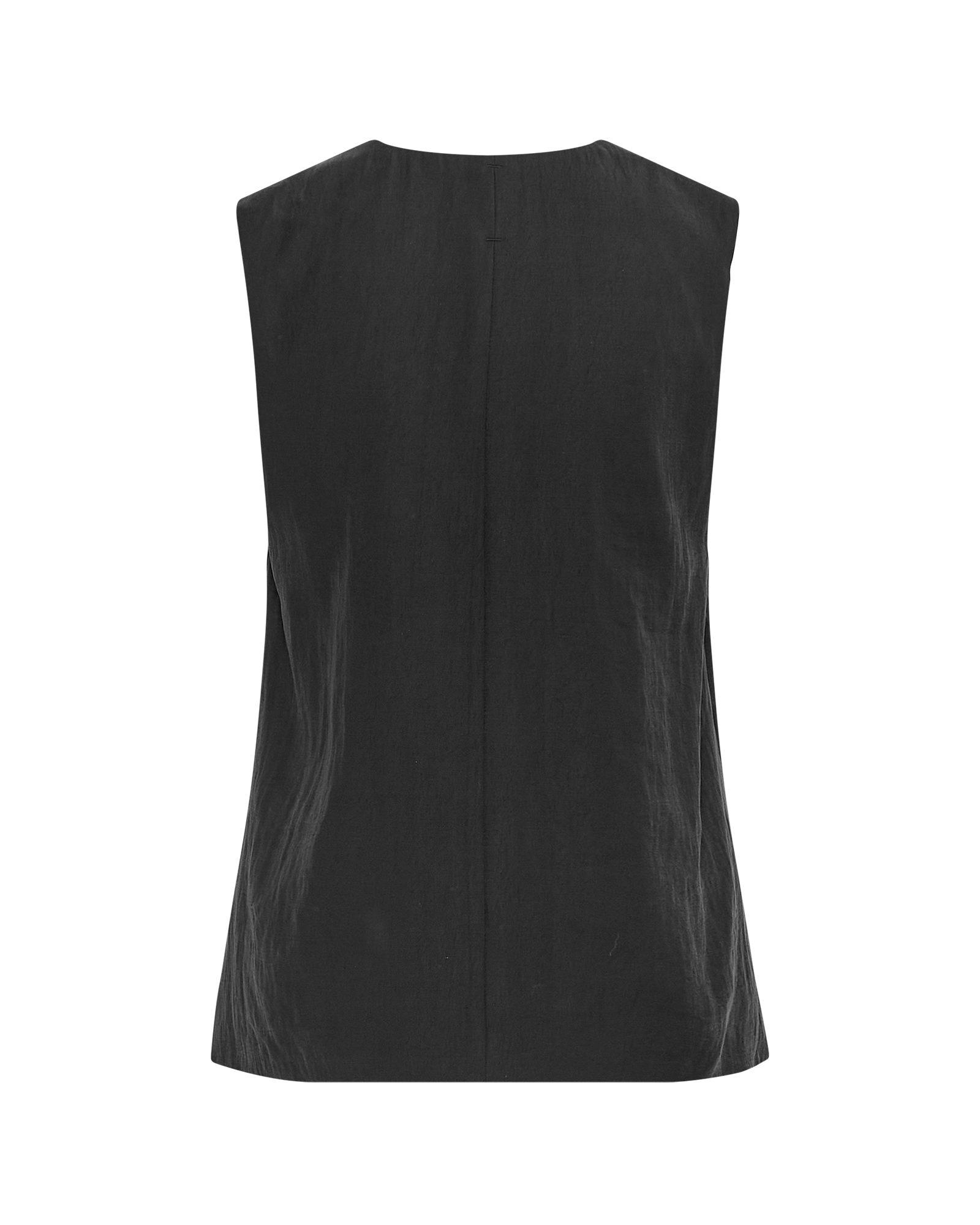 MSCHManny Waistcoat – Black, back