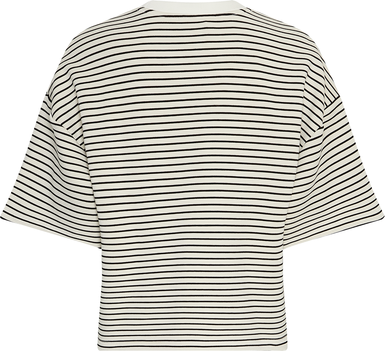 MSCHNilda Ima Q SS Sweatshirt STP – Oatmeal / Black, back
