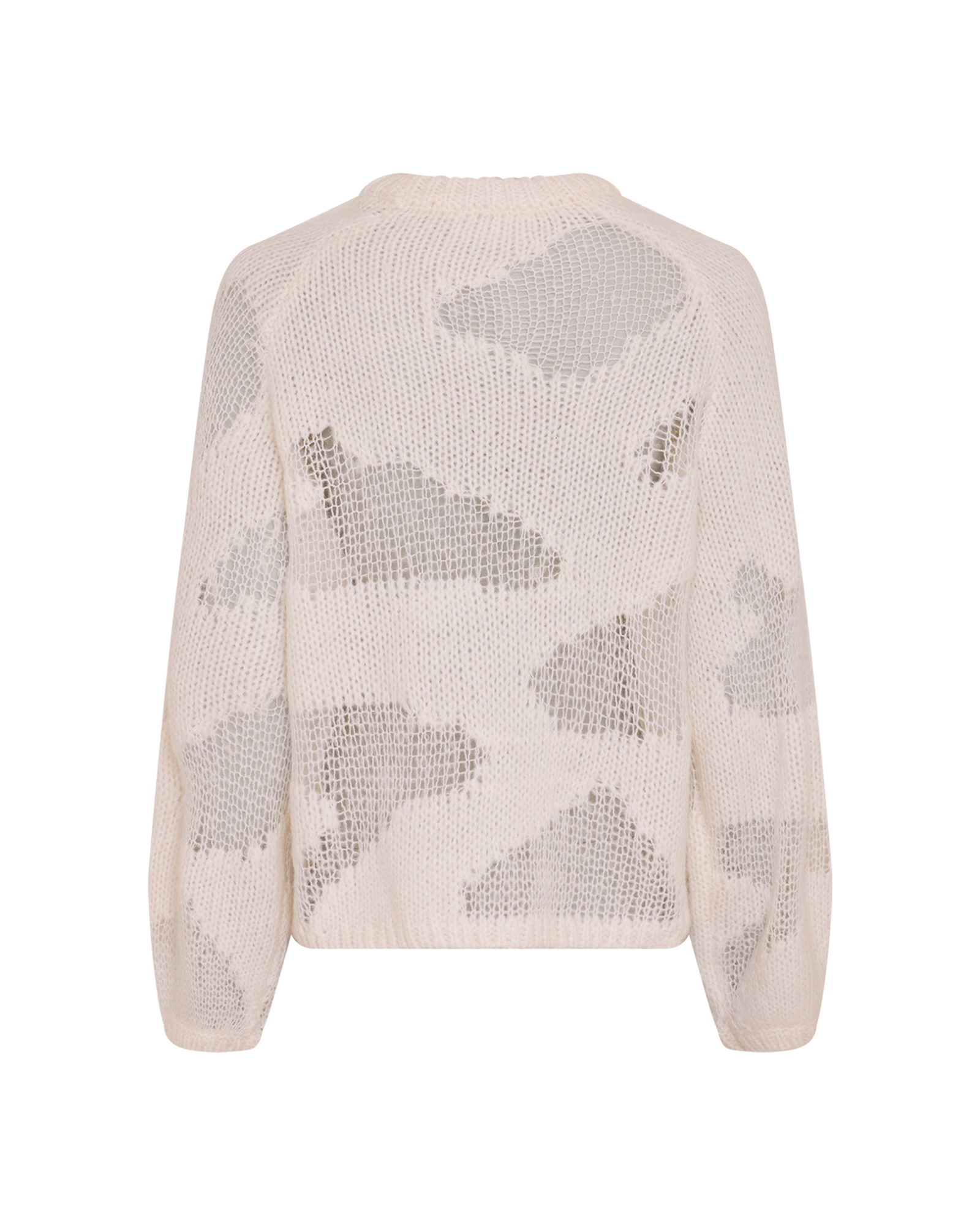 MSCHAmaryllis Heidi Pullover – Egret, back