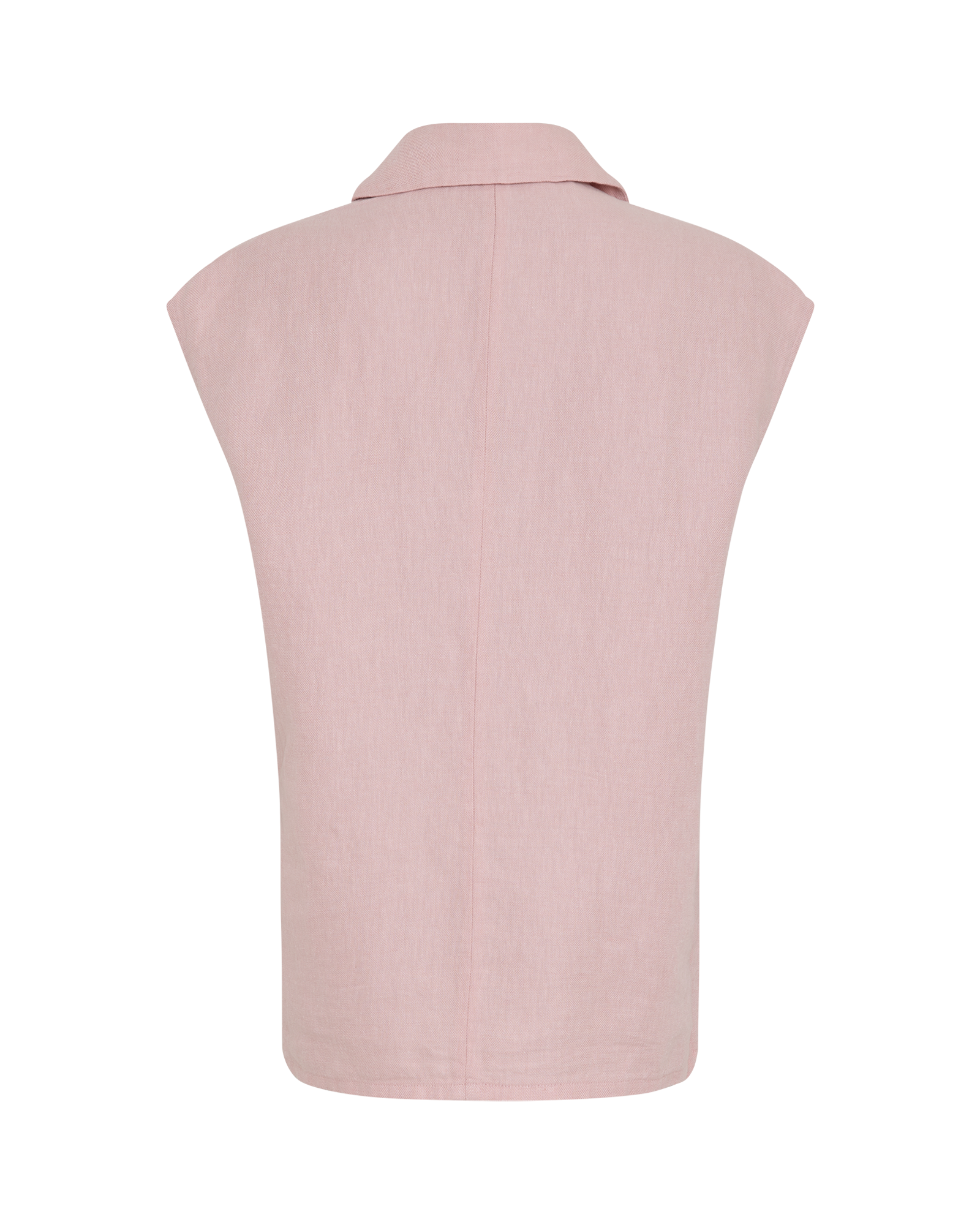 MSCHVela Waistcoat – PEACHSKIN MEL, back