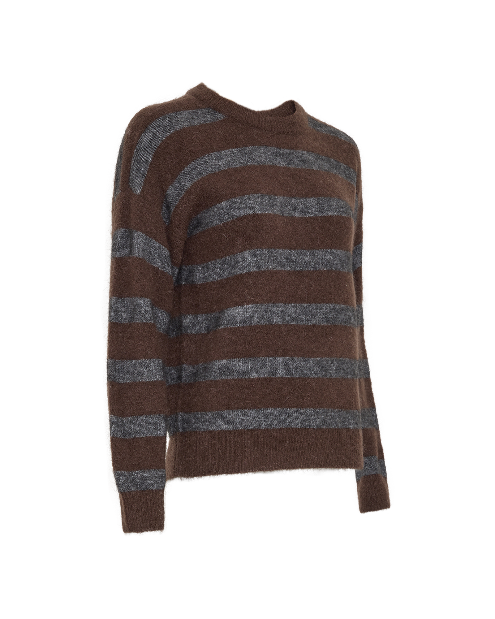 MSCHFestina Hope Pullover STP – Hot Fudge / Dark Grey Melange, close-up