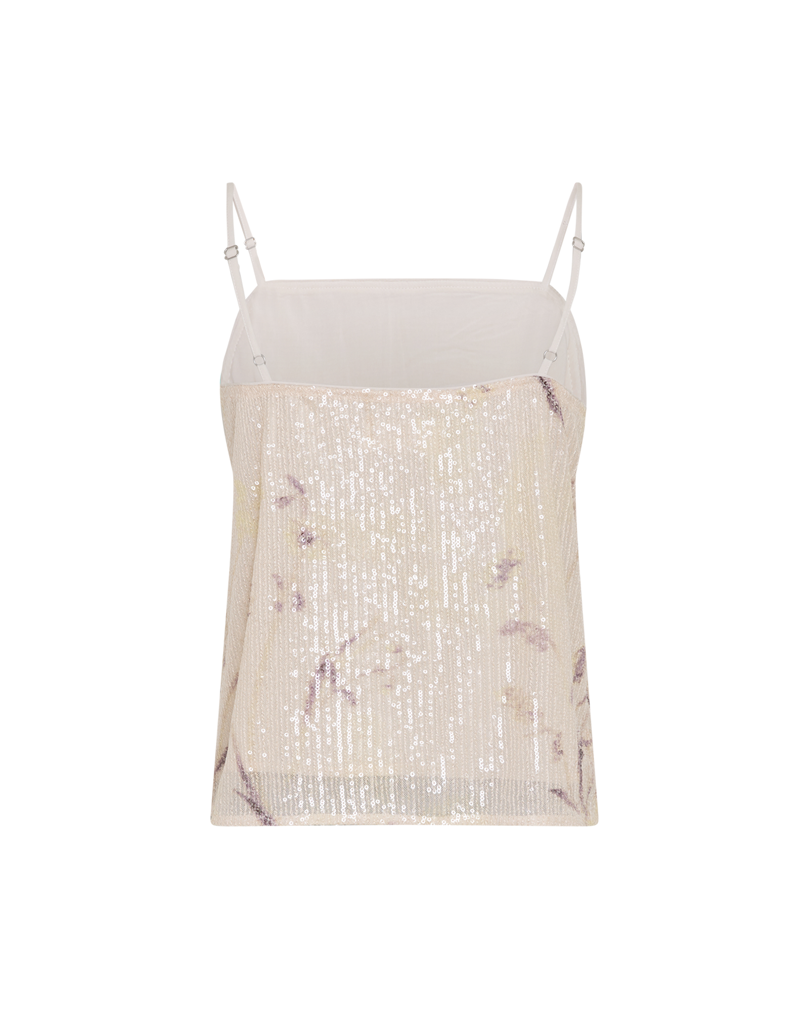 MSCHAmina Strap Top AOP – BIRCH FLOWER, back