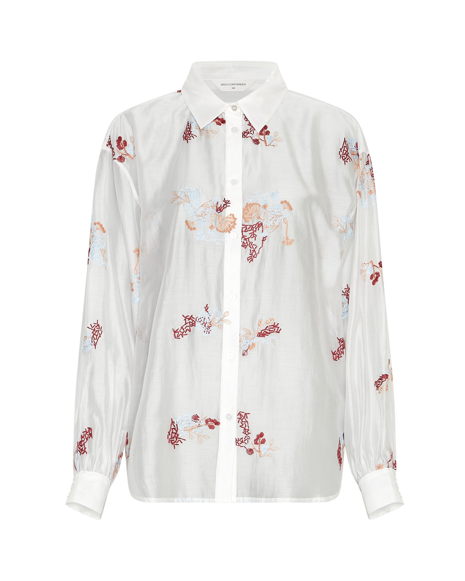 MSCHSabine Shirt EMB – Egret, front