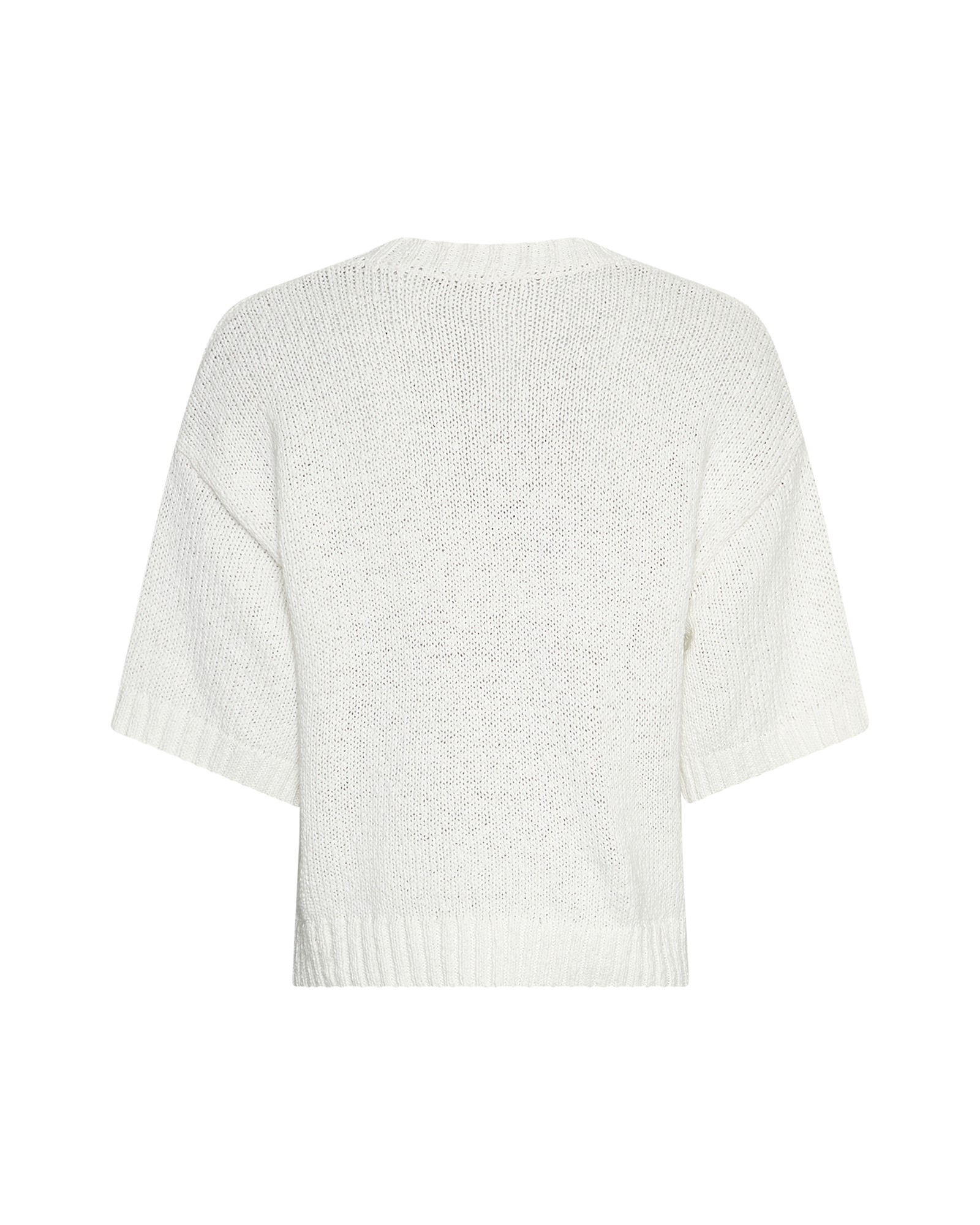 MSCHHannalie 2/4 V Pullover – Egret, back
