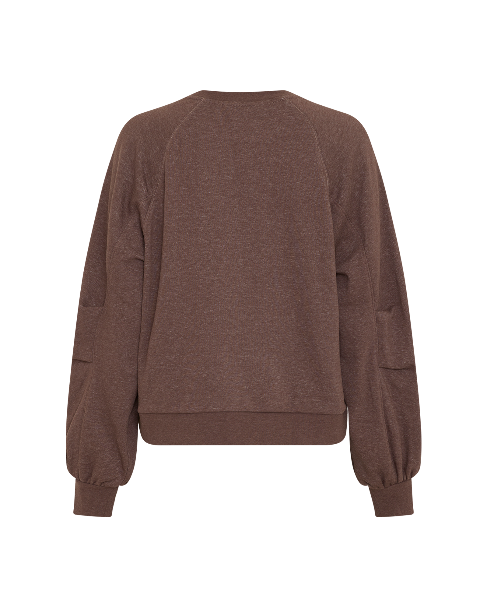 MSCHBrawley Briena Logo Sweatshirt – Hot Fudge Melange, back