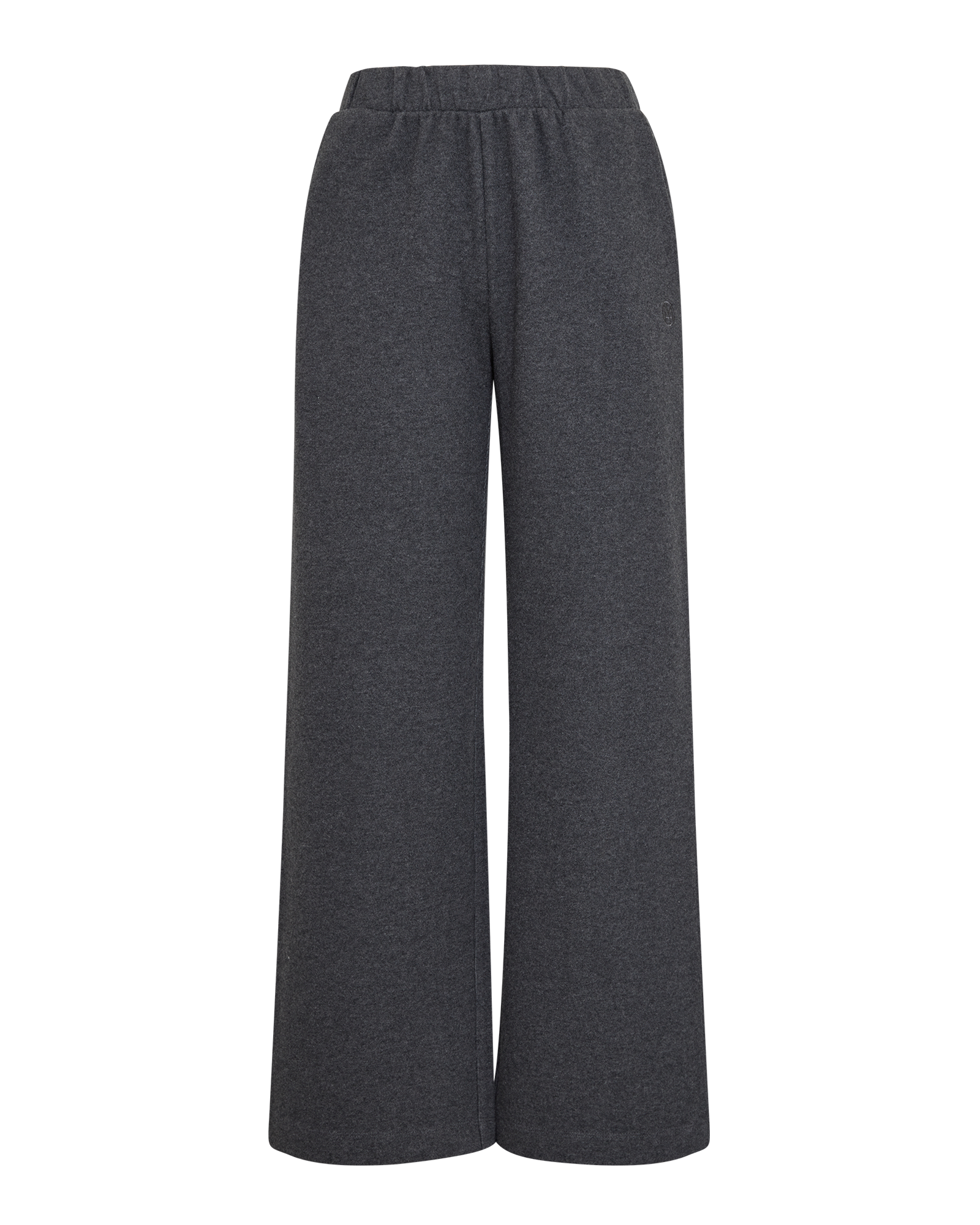MSCHMarletta Sweat Pants – Dark Grey Melange, front
