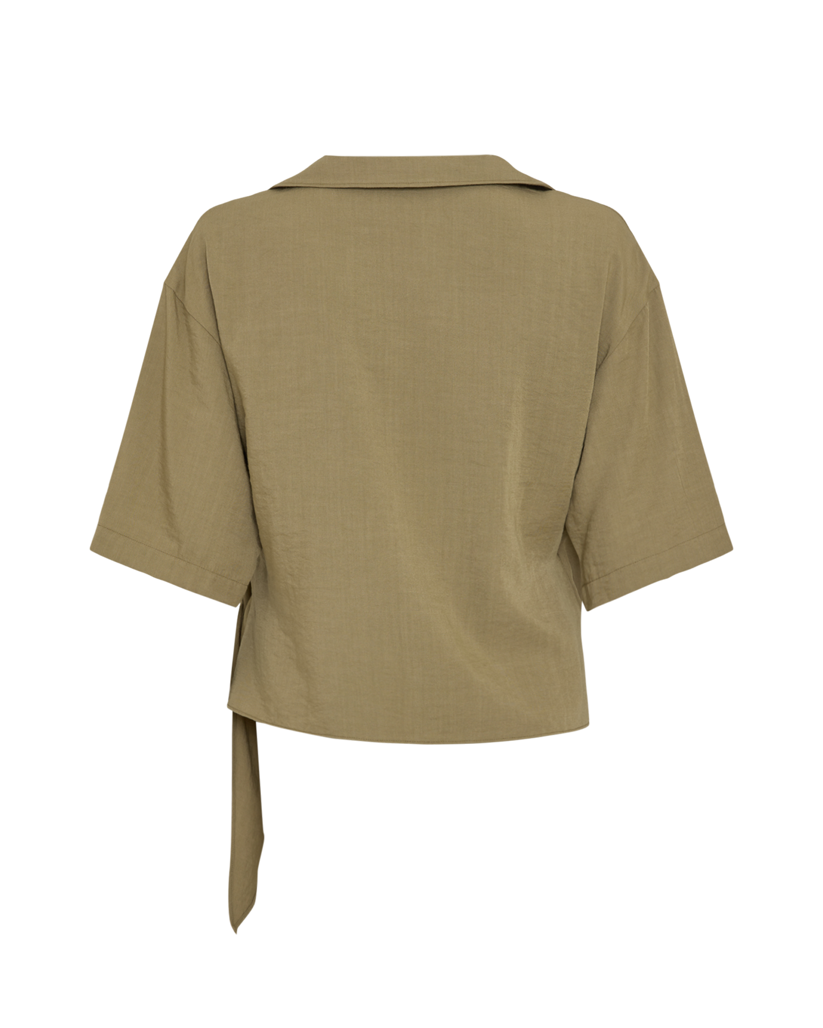 MSCHLilia Daria 2/4 Wrap Top – DRIED HERB, back