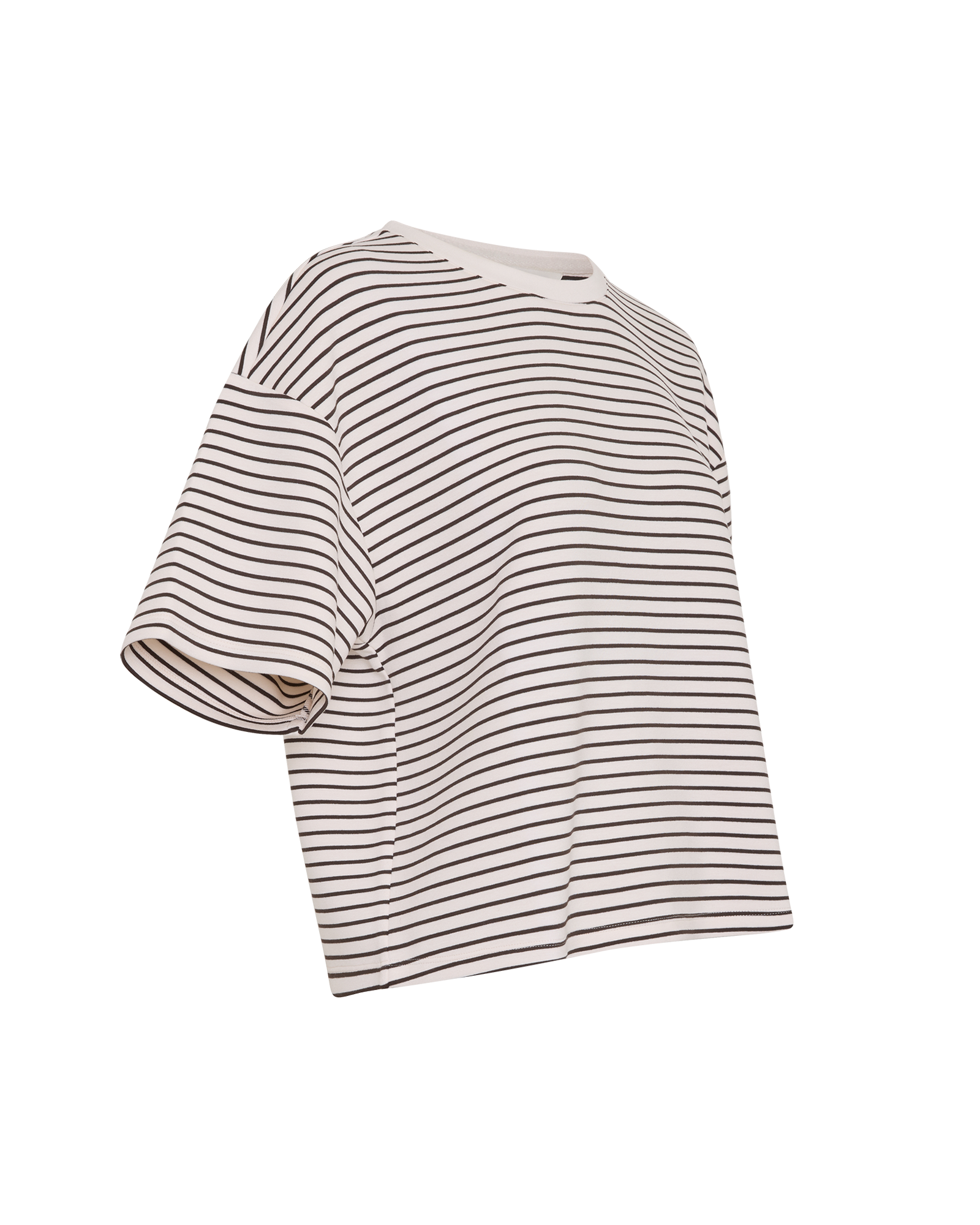 MSCHNilda Ima Q SS Sweatshirt STP – Egret / Delicioso, close-up