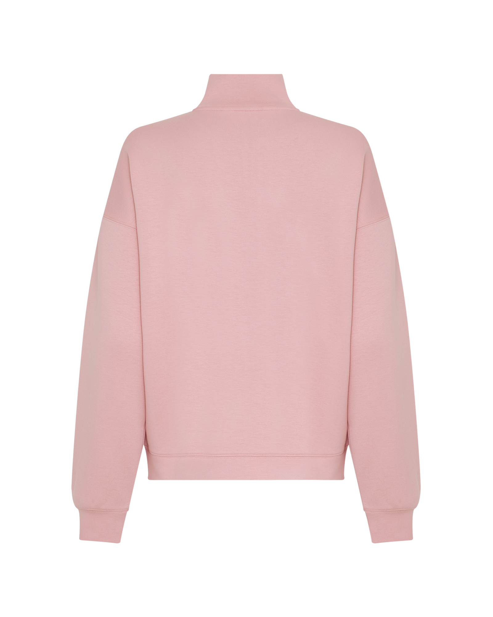 MSCHIlliana Ima Q Zip Sweatshirt – Candle Peach, back